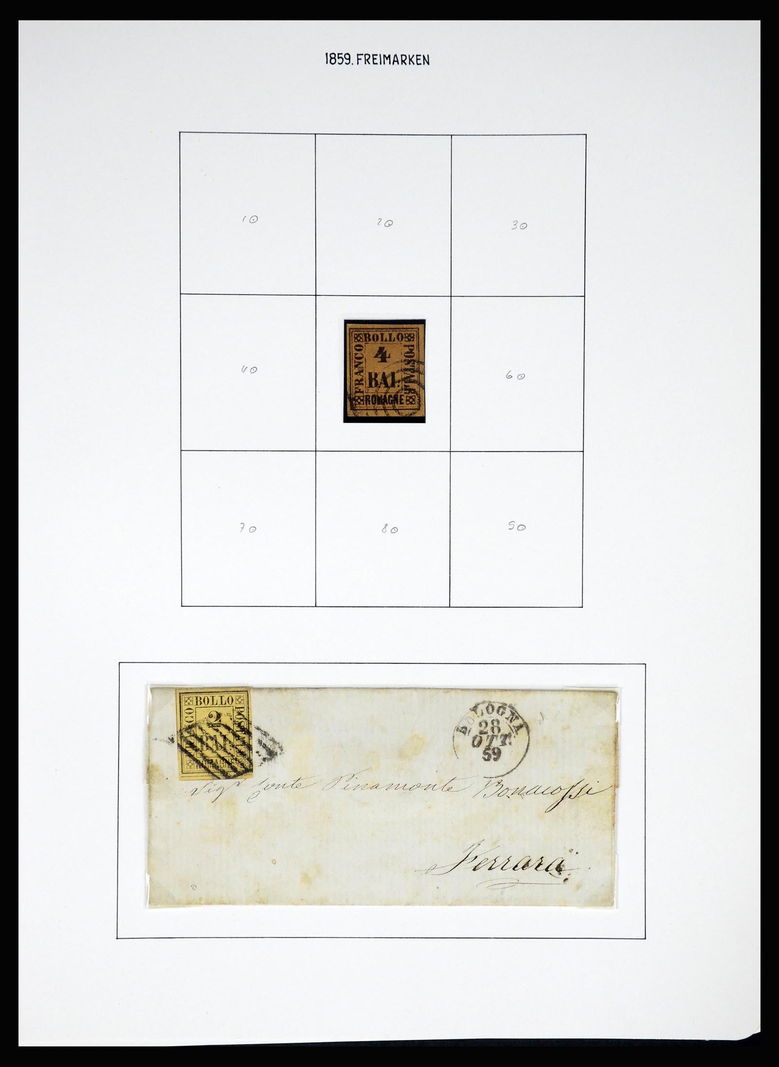 37110 036 - Postzegelverzameling 37110 Italië 1763(!)-1962.