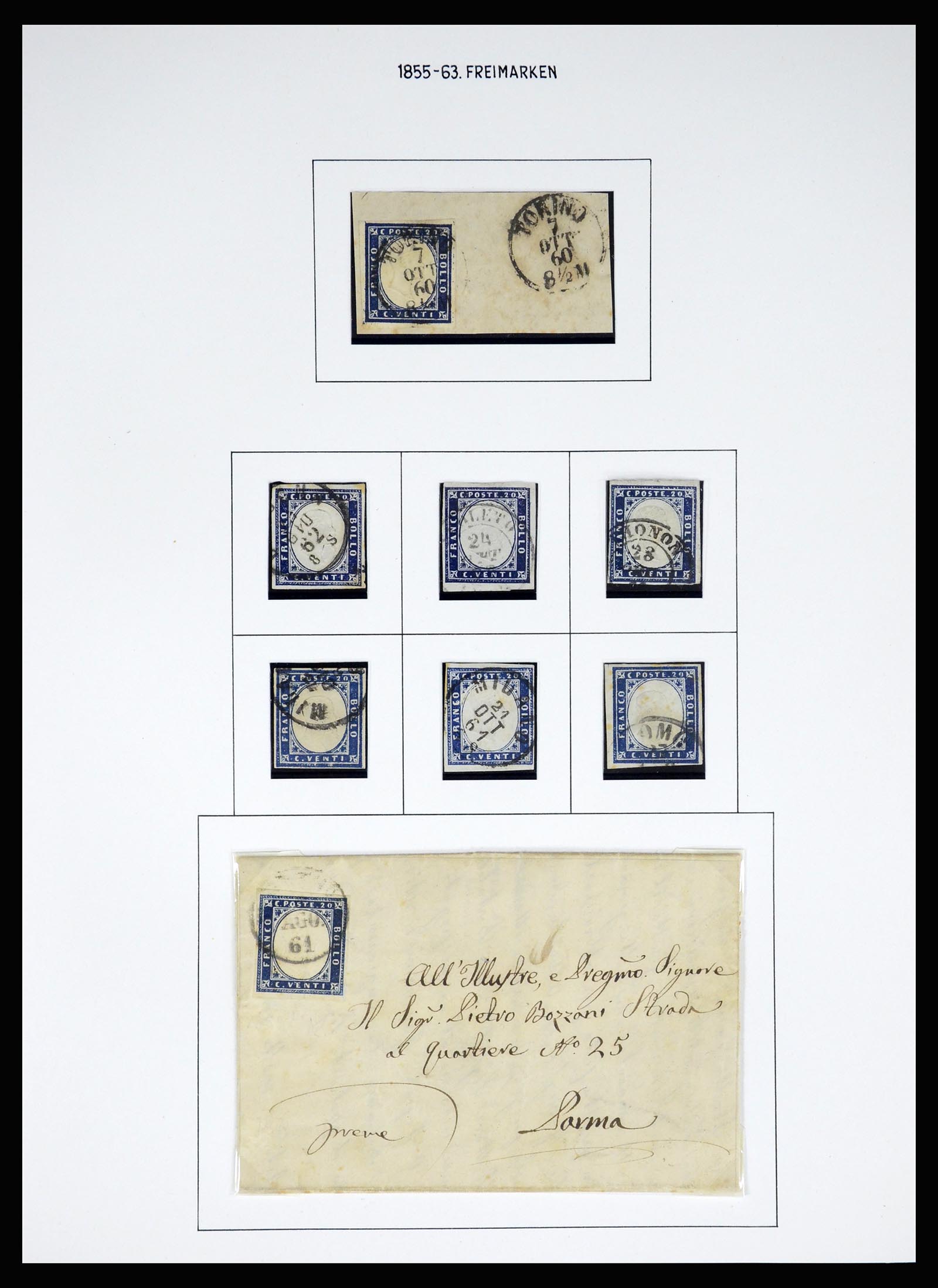 37110 040 - Postzegelverzameling 37110 Italië 1763(!)-1962.