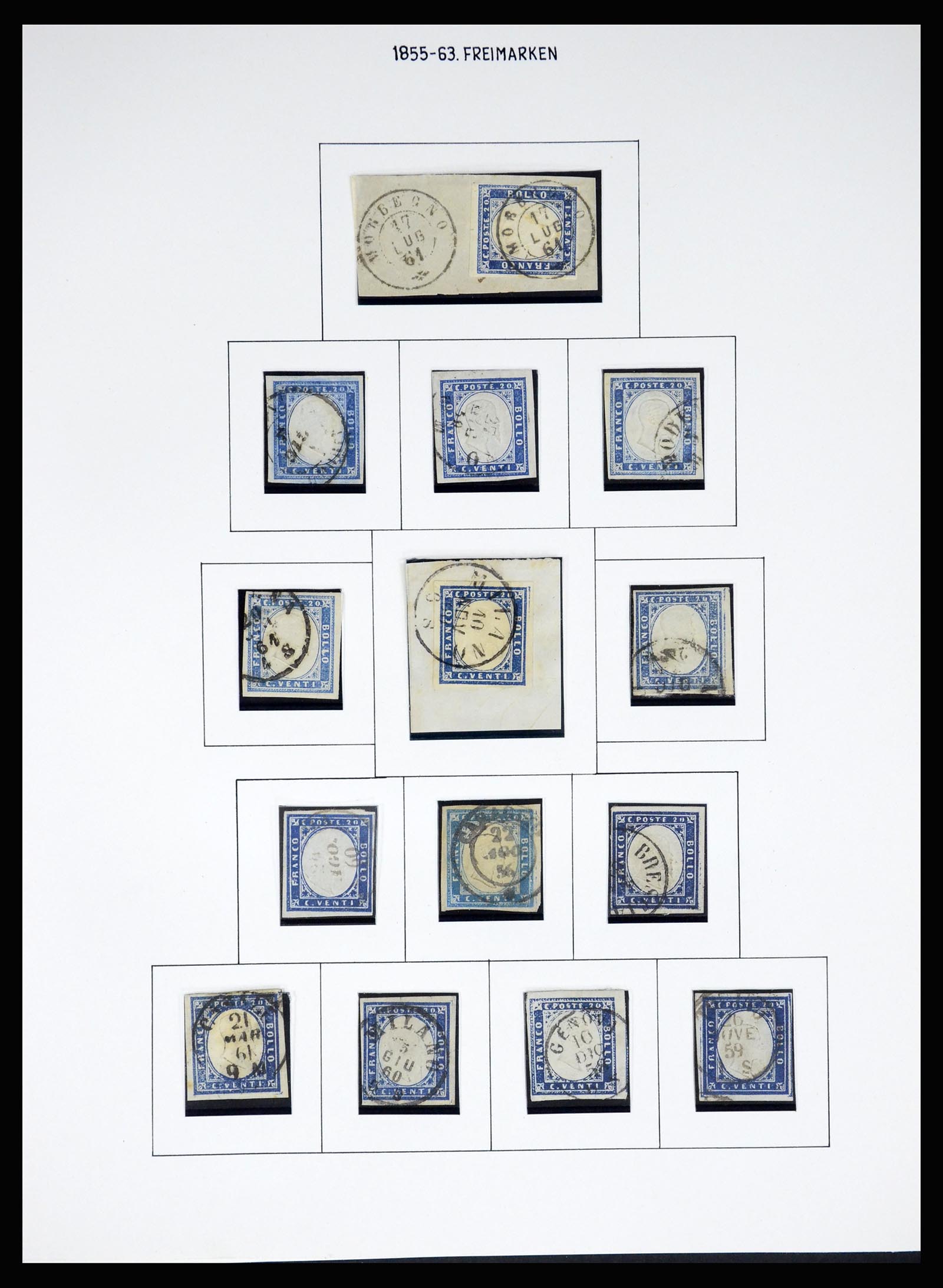 37110 041 - Postzegelverzameling 37110 Italië 1763(!)-1962.