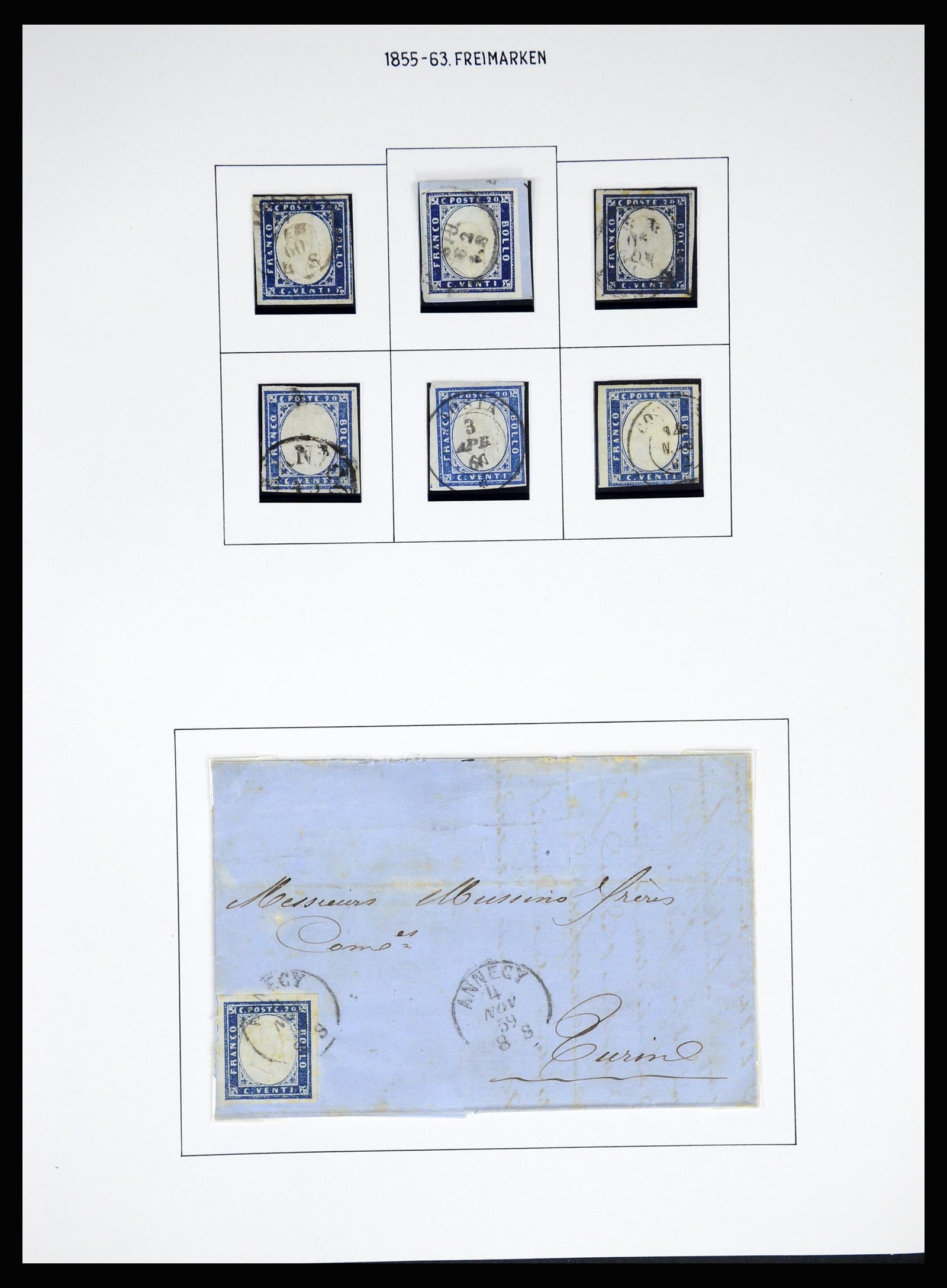 37110 042 - Postzegelverzameling 37110 Italië 1763(!)-1962.