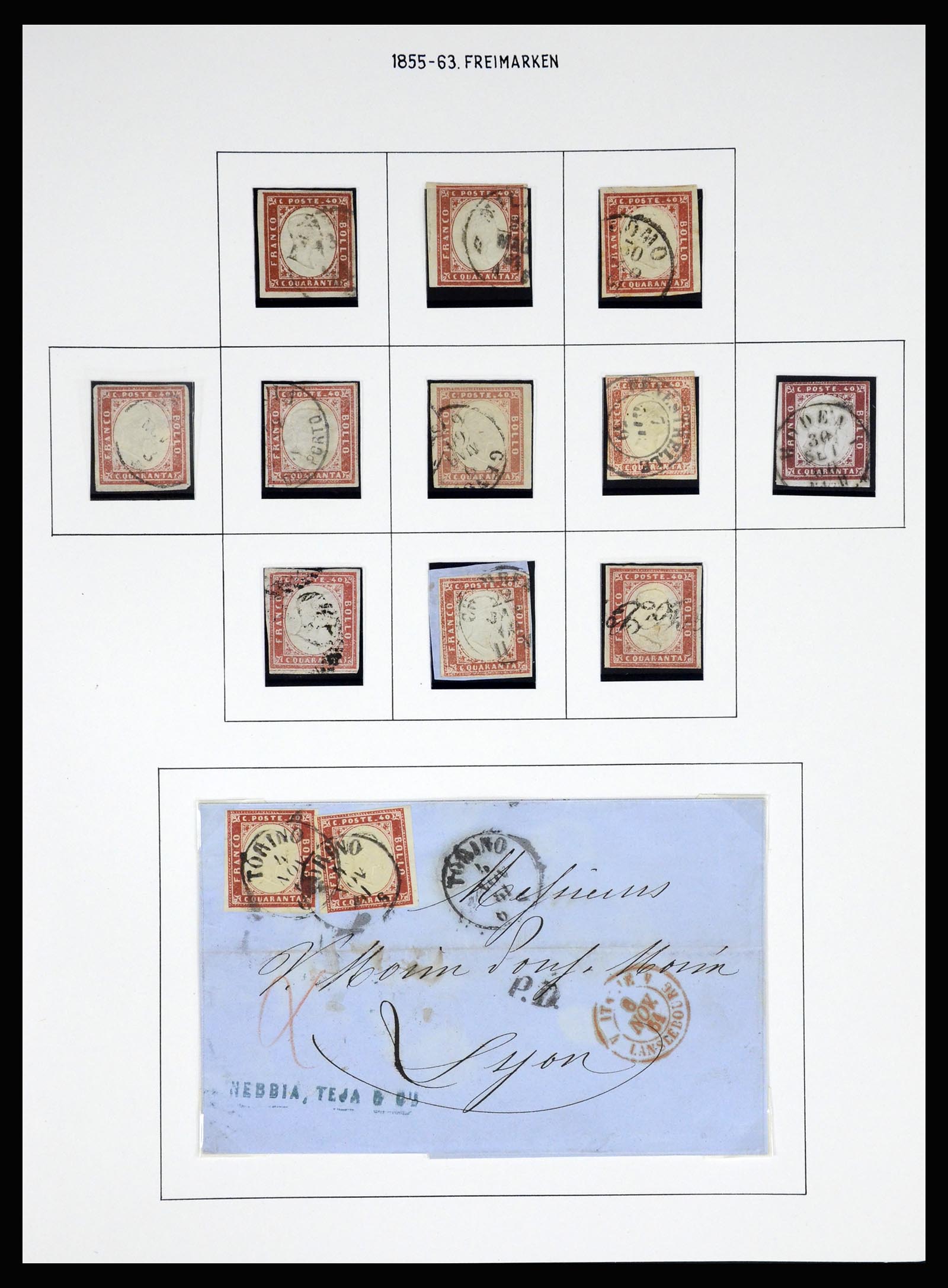 37110 043 - Postzegelverzameling 37110 Italië 1763(!)-1962.