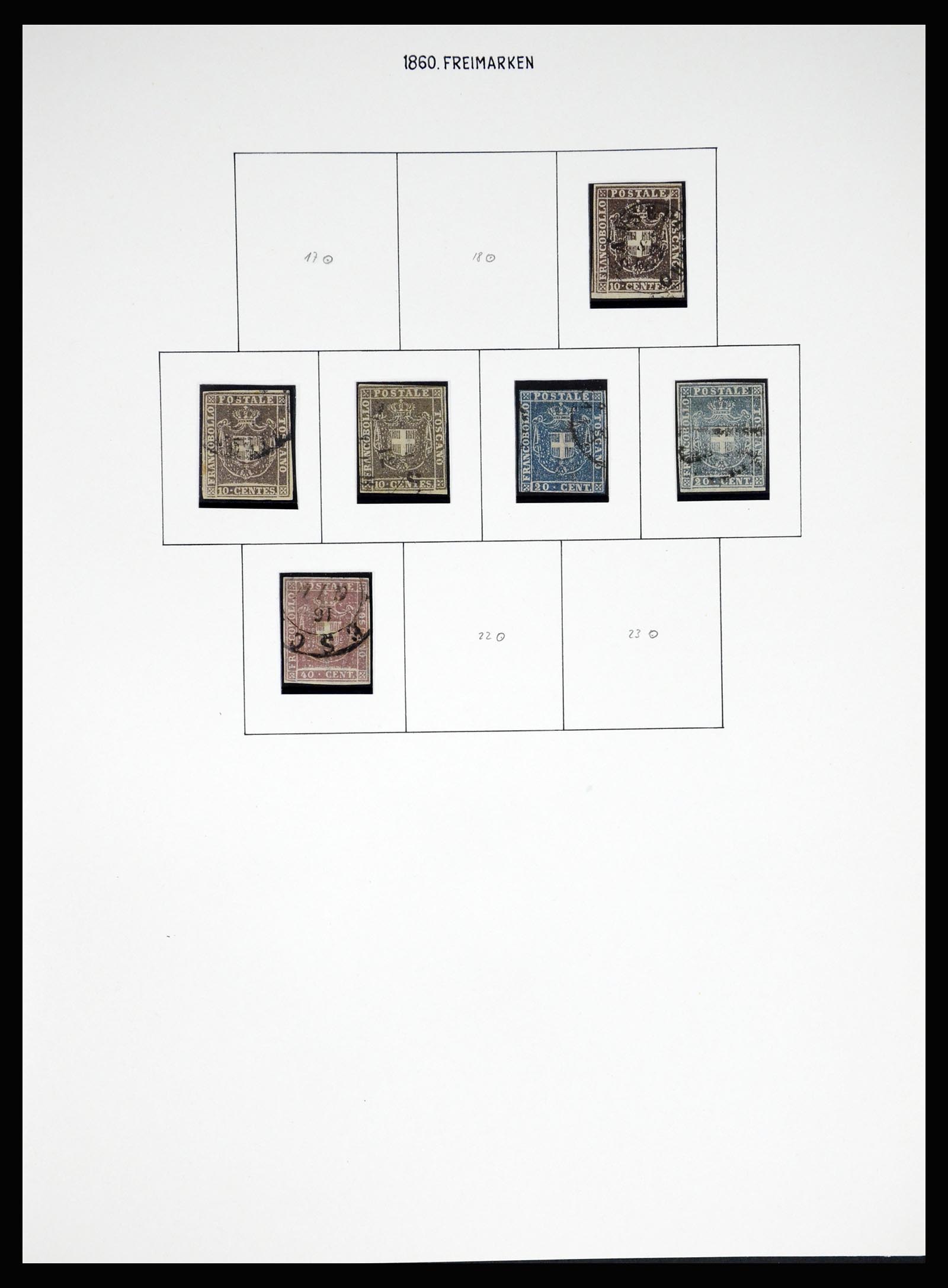 37110 048 - Postzegelverzameling 37110 Italië 1763(!)-1962.