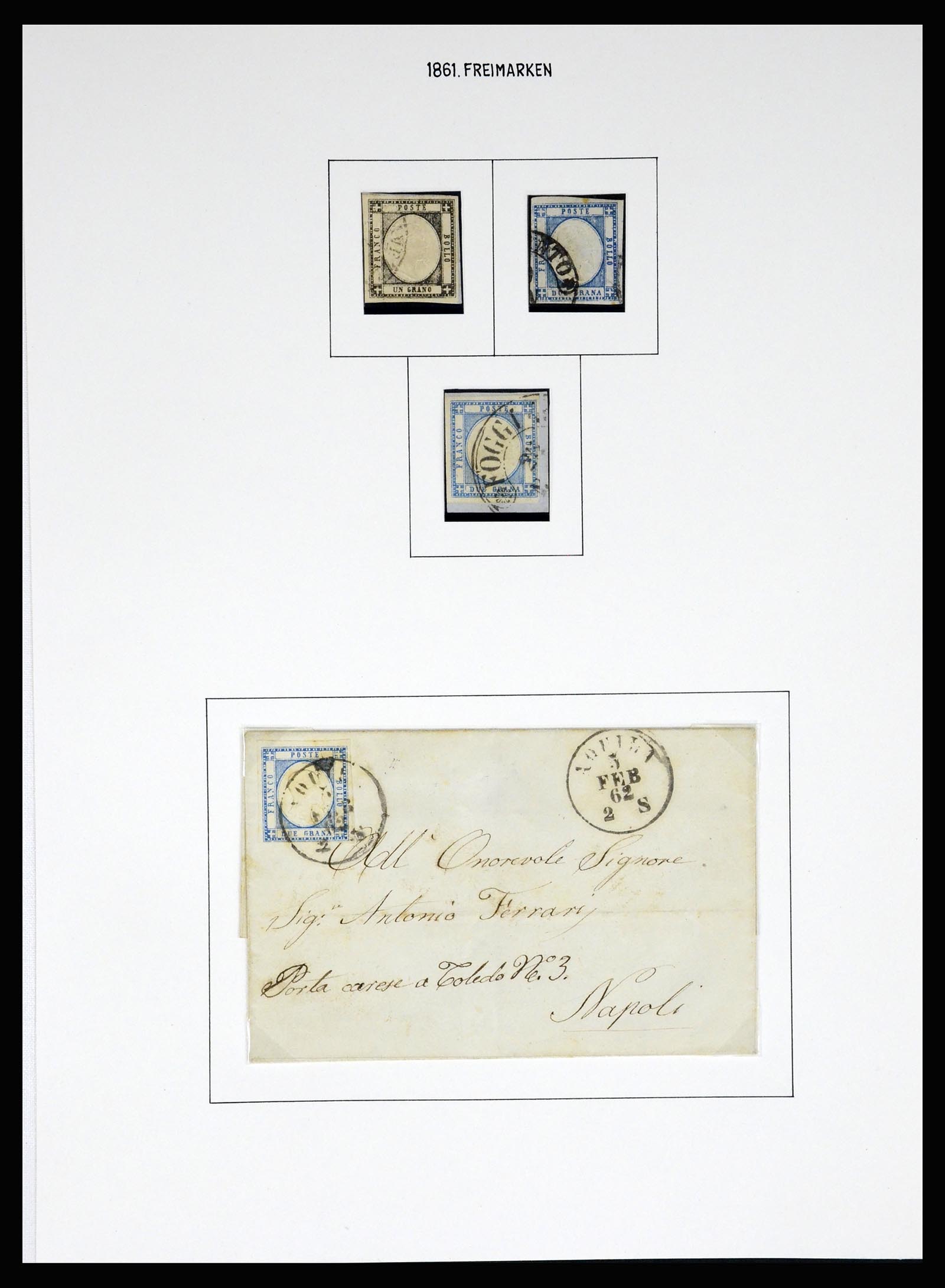 37110 050 - Postzegelverzameling 37110 Italië 1763(!)-1962.