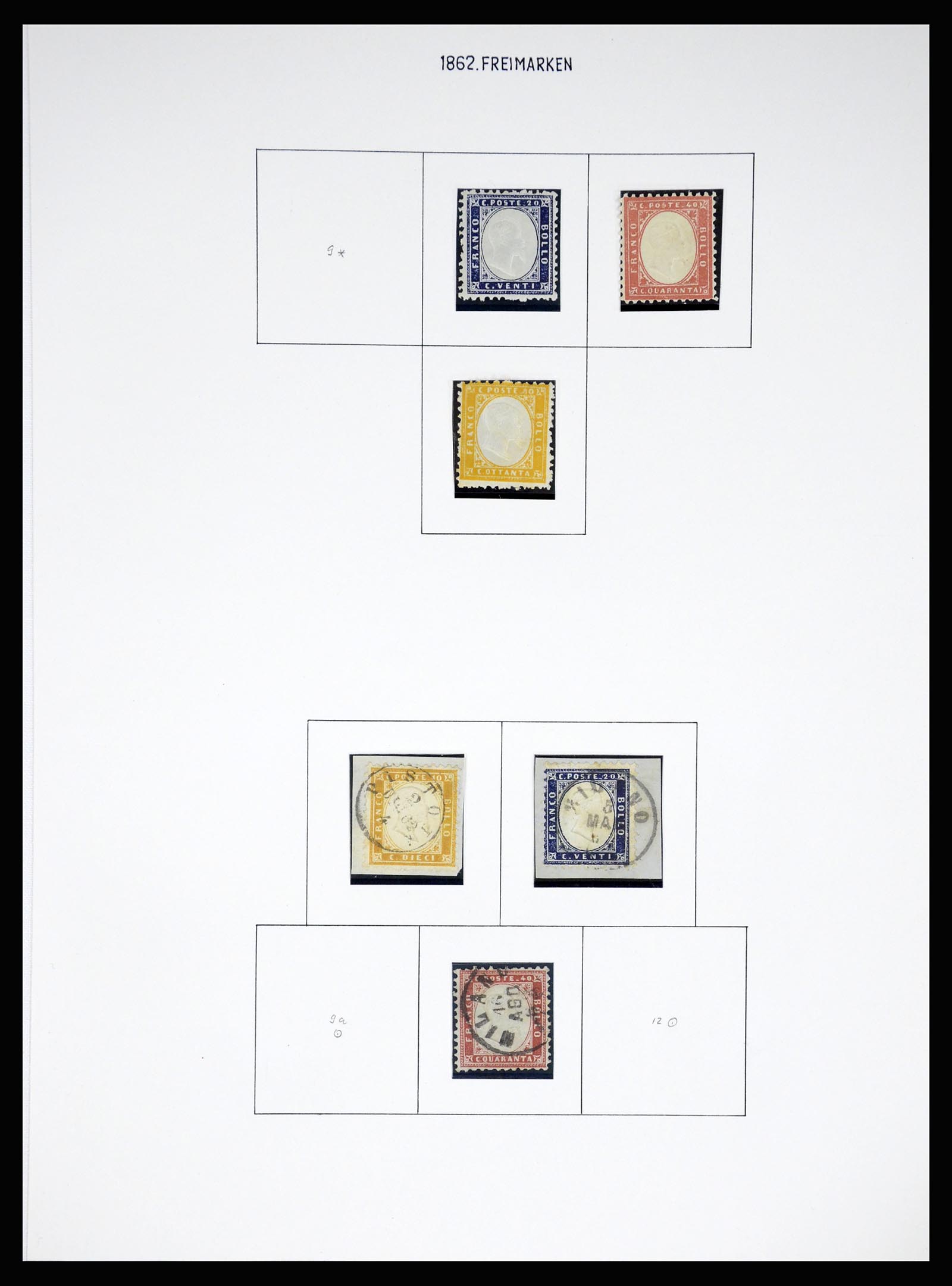 37110 052 - Postzegelverzameling 37110 Italië 1763(!)-1962.