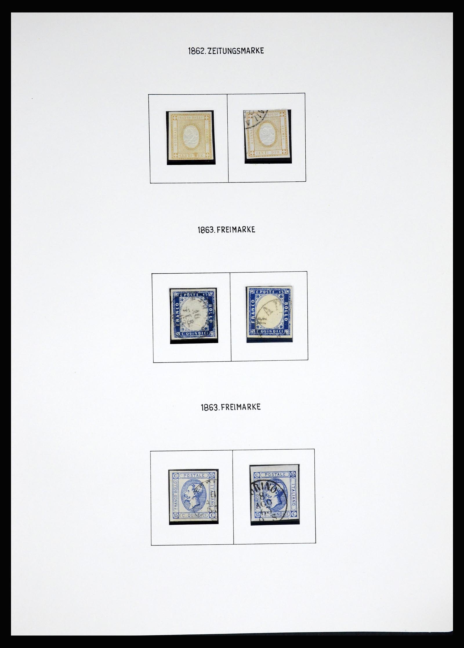 37110 053 - Postzegelverzameling 37110 Italië 1763(!)-1962.
