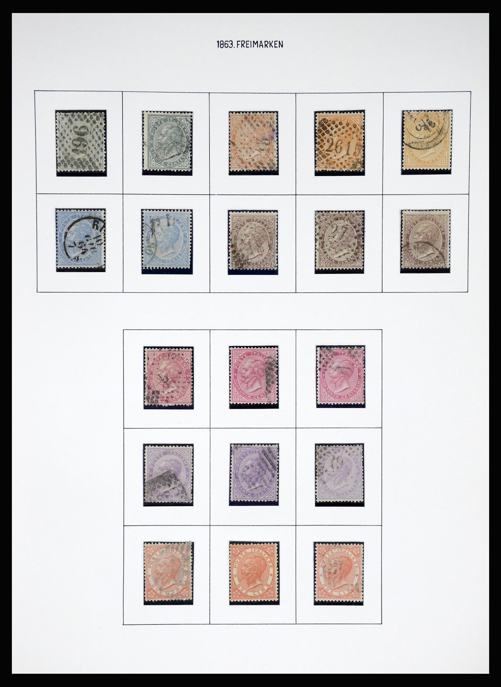 37110 054 - Postzegelverzameling 37110 Italië 1763(!)-1962.