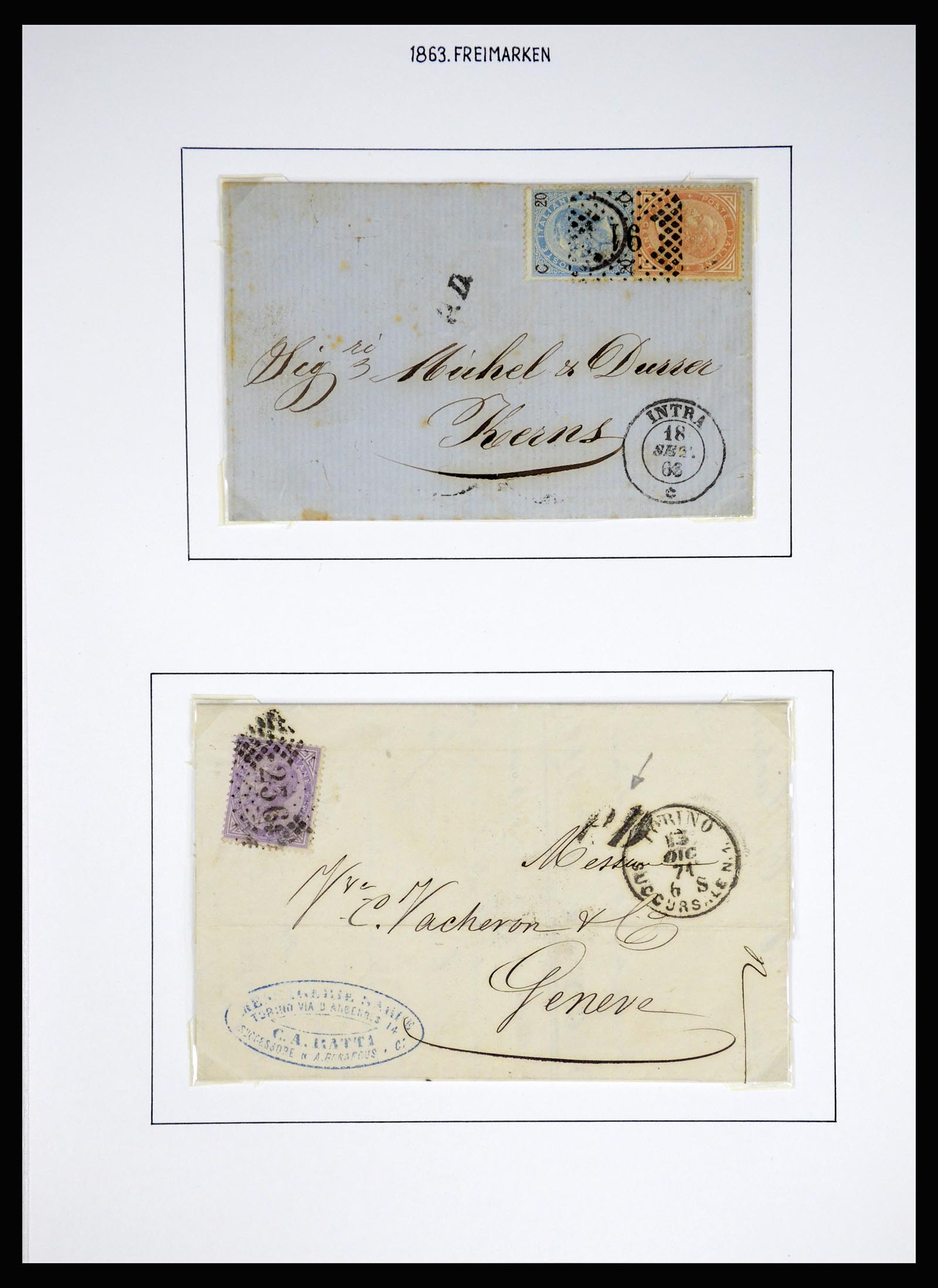 37110 057 - Postzegelverzameling 37110 Italië 1763(!)-1962.