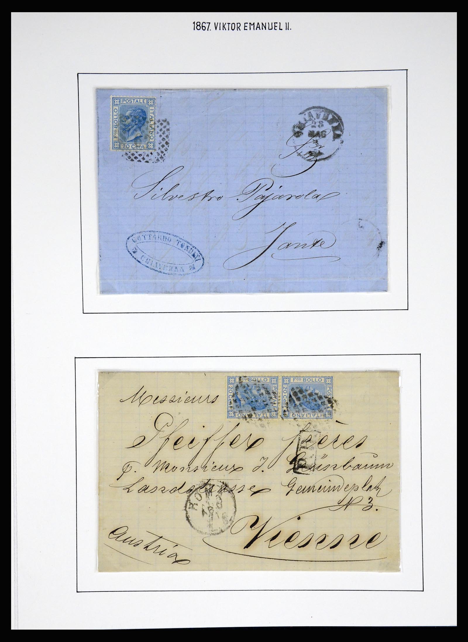 37110 059 - Postzegelverzameling 37110 Italië 1763(!)-1962.