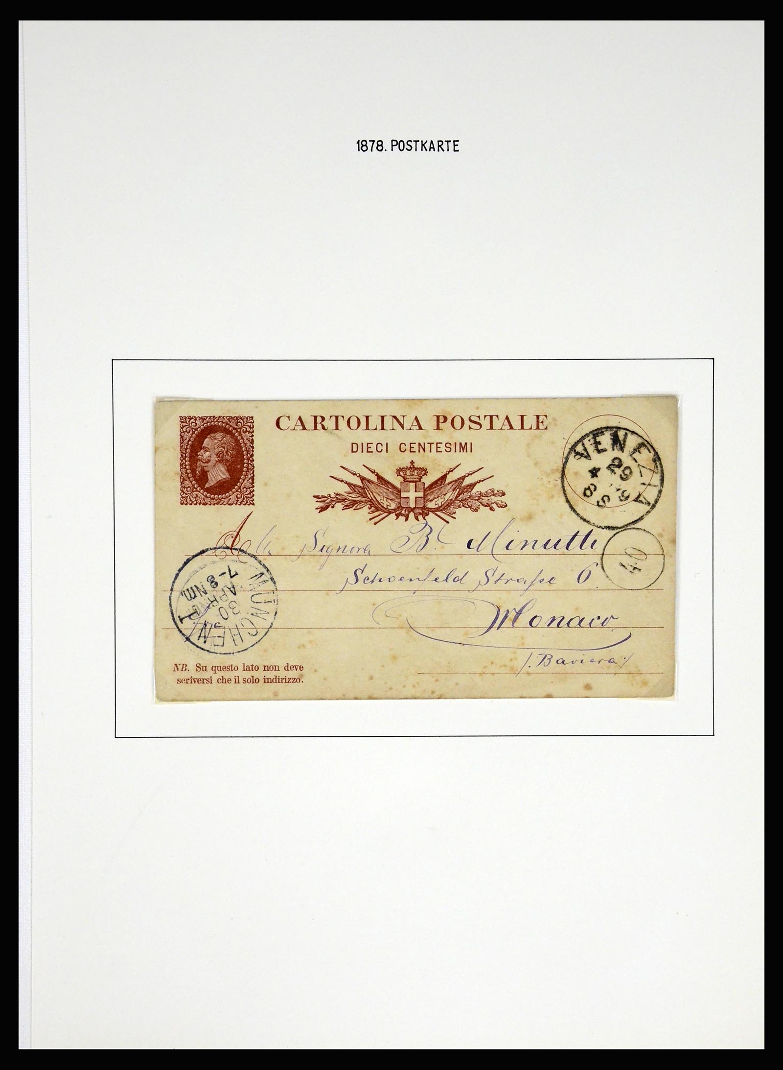 37110 062 - Postzegelverzameling 37110 Italië 1763(!)-1962.