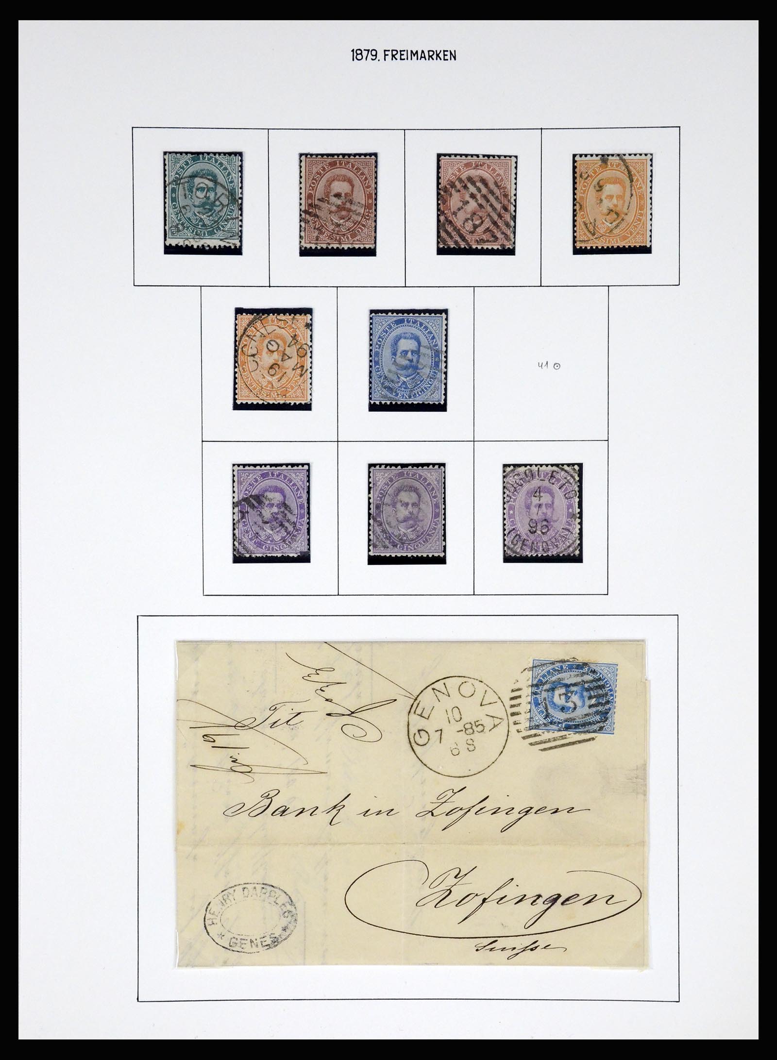 37110 063 - Postzegelverzameling 37110 Italië 1763(!)-1962.