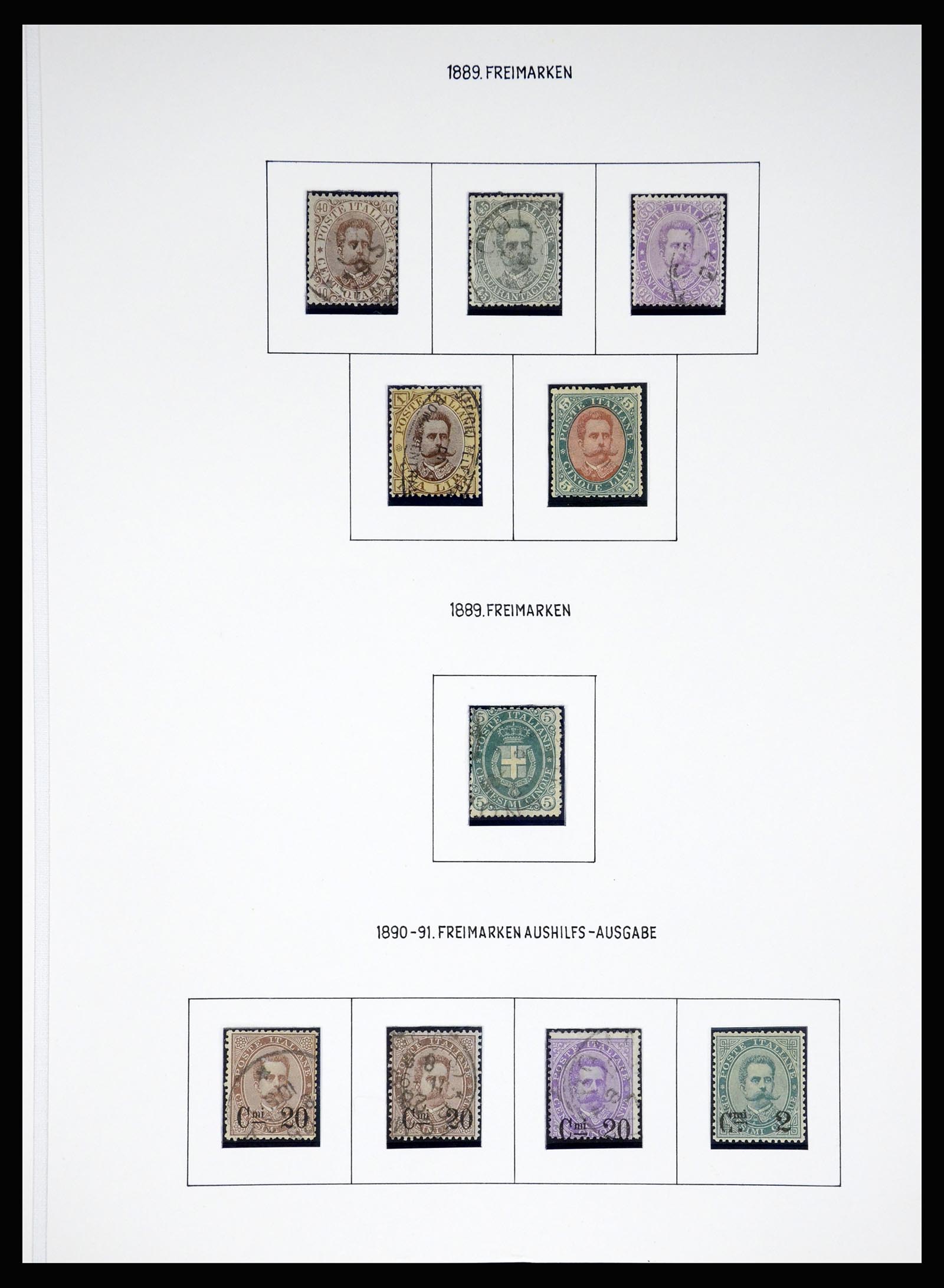 37110 068 - Postzegelverzameling 37110 Italië 1763(!)-1962.
