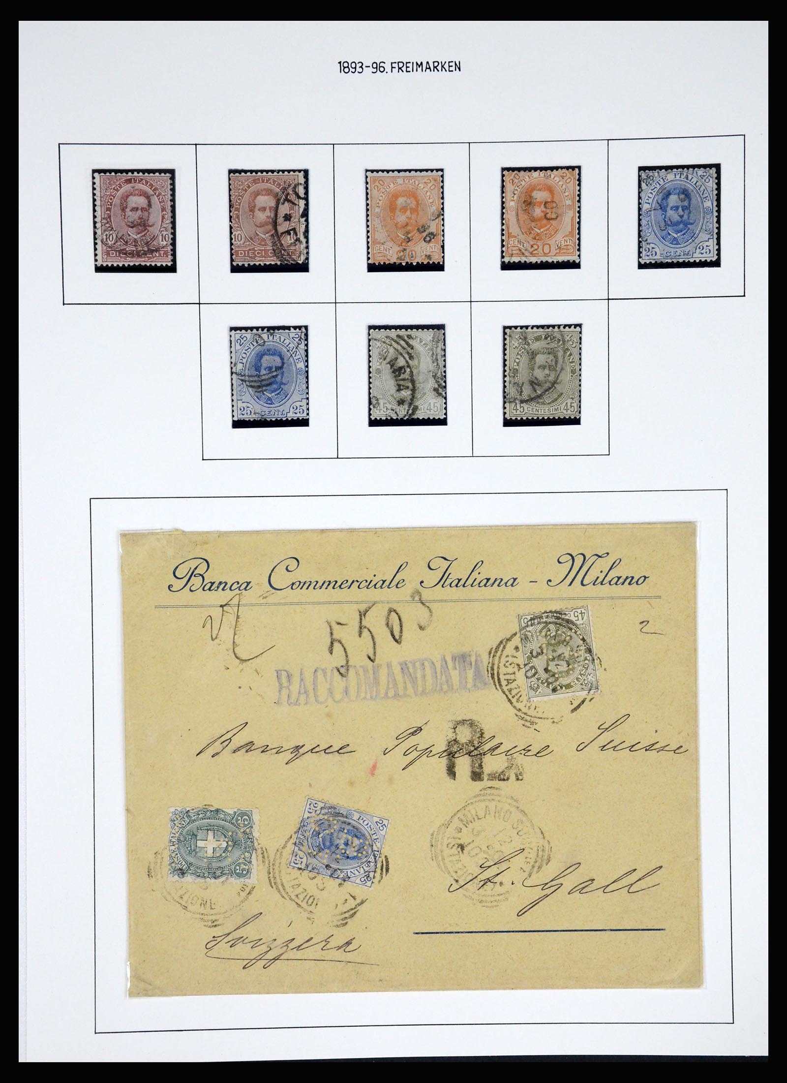 37110 071 - Postzegelverzameling 37110 Italië 1763(!)-1962.