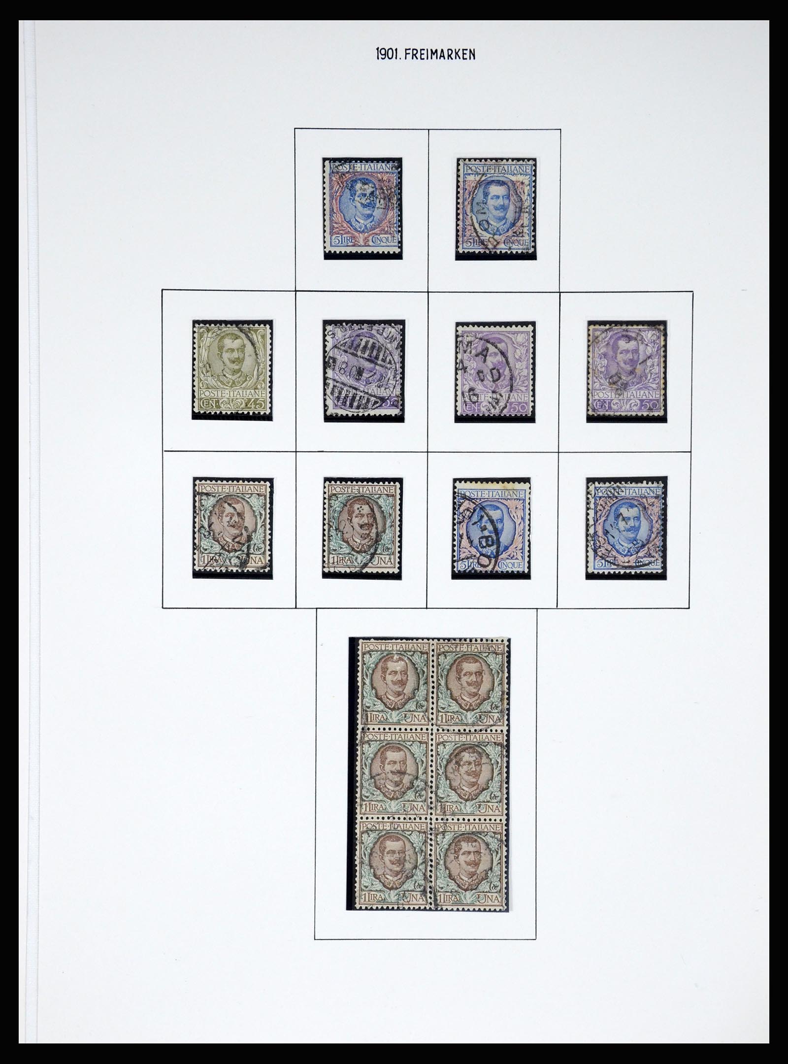 37110 073 - Postzegelverzameling 37110 Italië 1763(!)-1962.