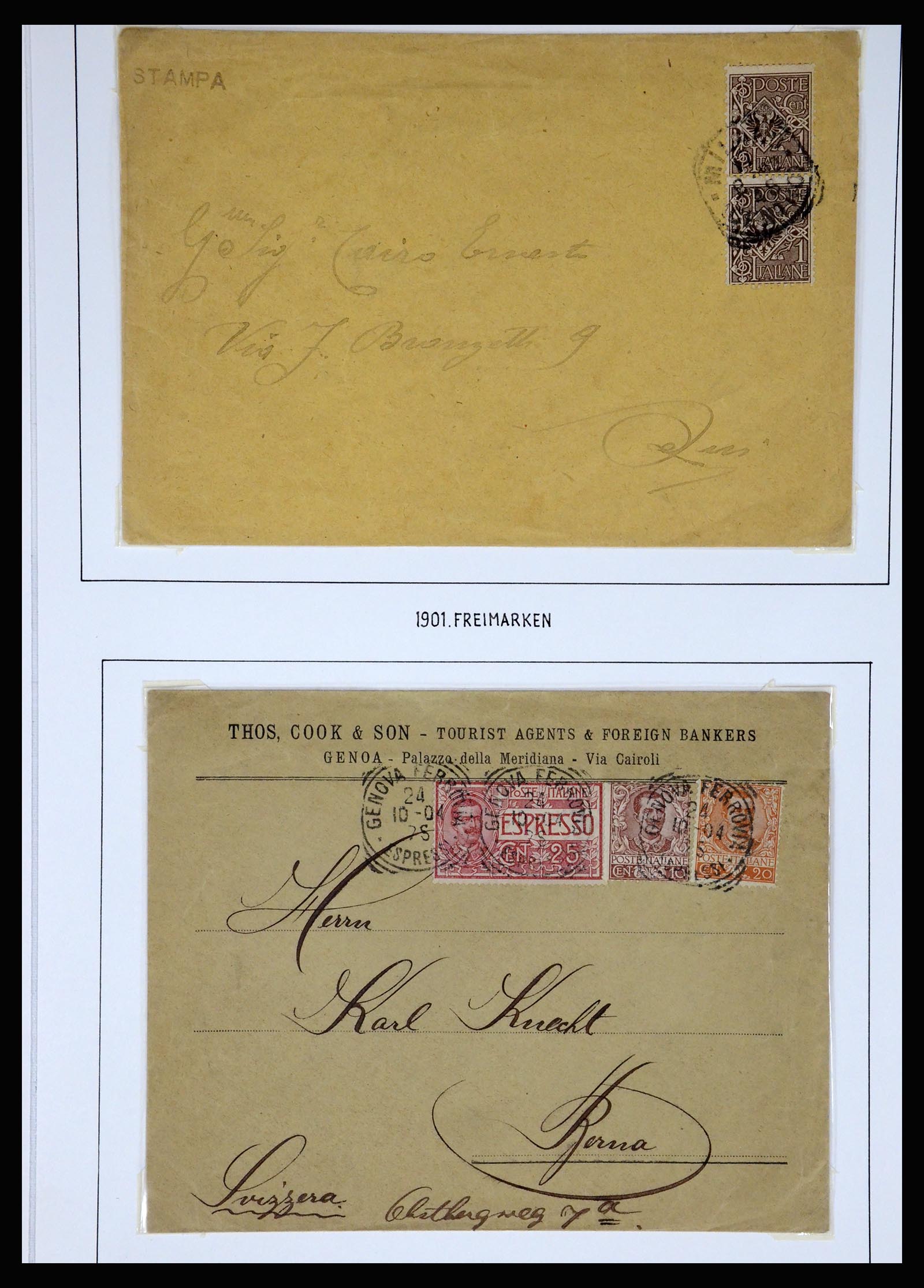 37110 074 - Postzegelverzameling 37110 Italië 1763(!)-1962.