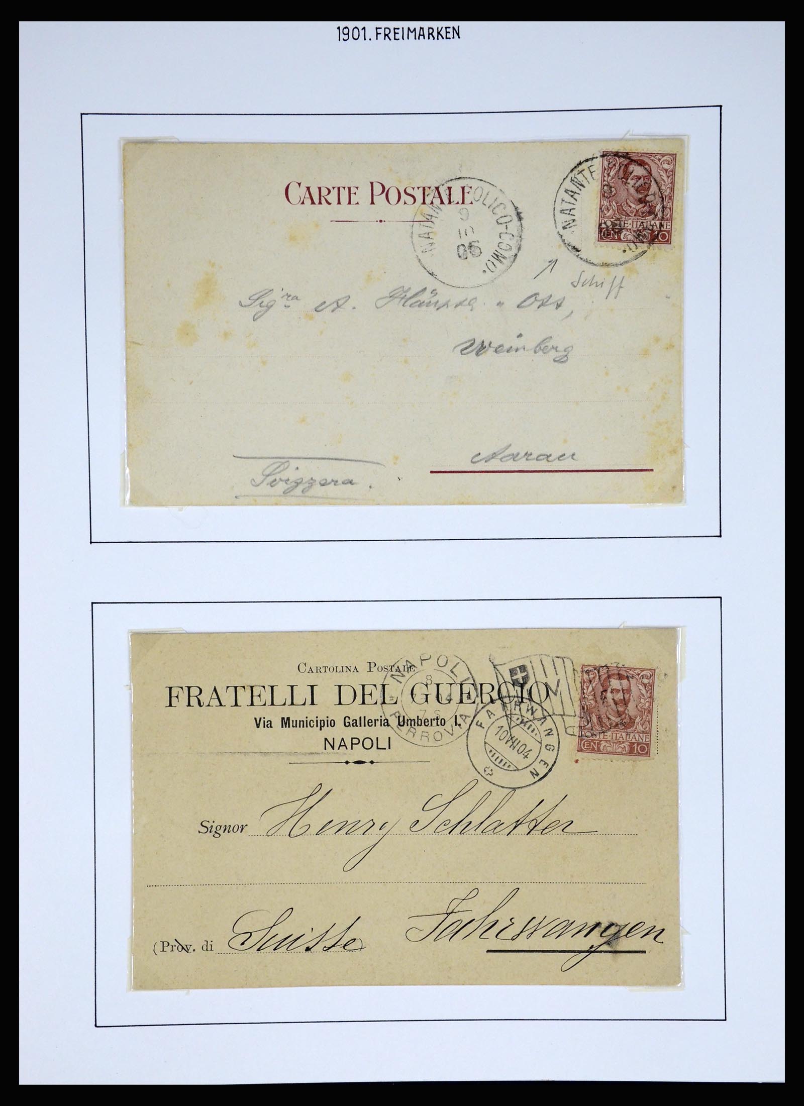 37110 075 - Postzegelverzameling 37110 Italië 1763(!)-1962.