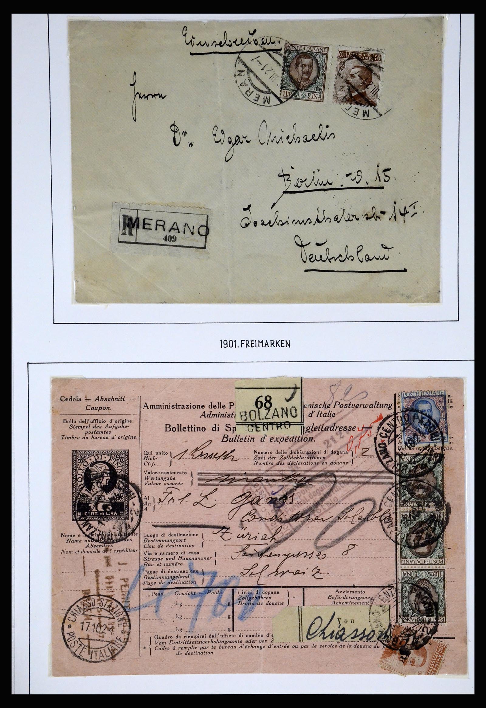37110 079 - Postzegelverzameling 37110 Italië 1763(!)-1962.