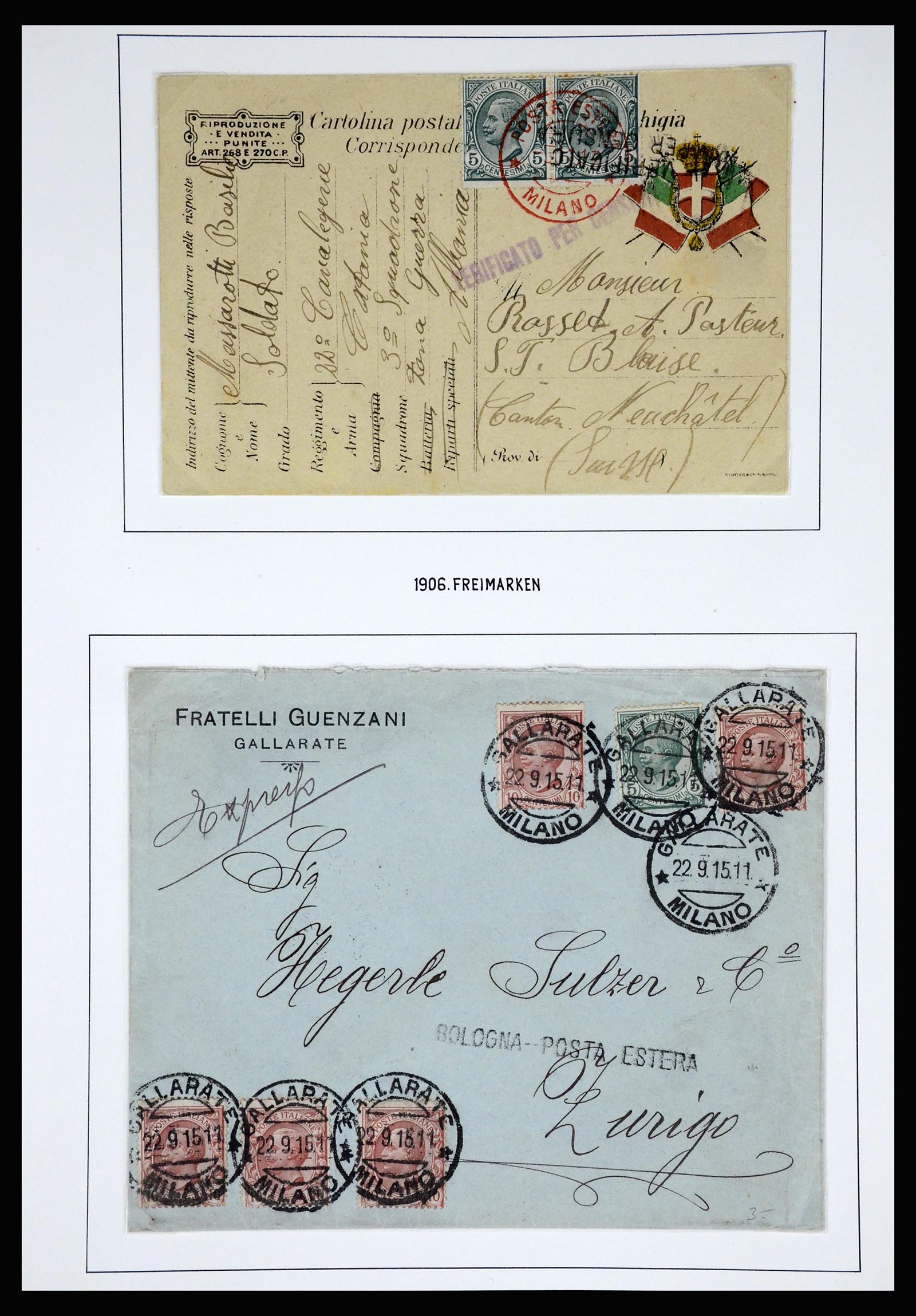 37110 082 - Postzegelverzameling 37110 Italië 1763(!)-1962.