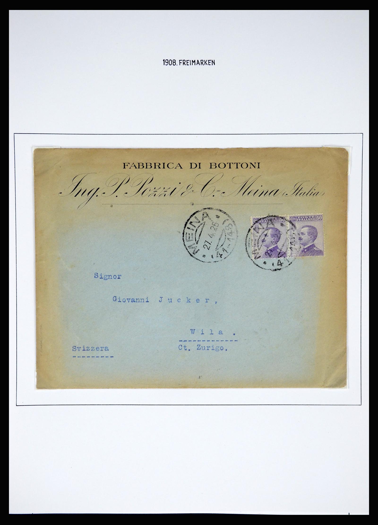 37110 088 - Postzegelverzameling 37110 Italië 1763(!)-1962.