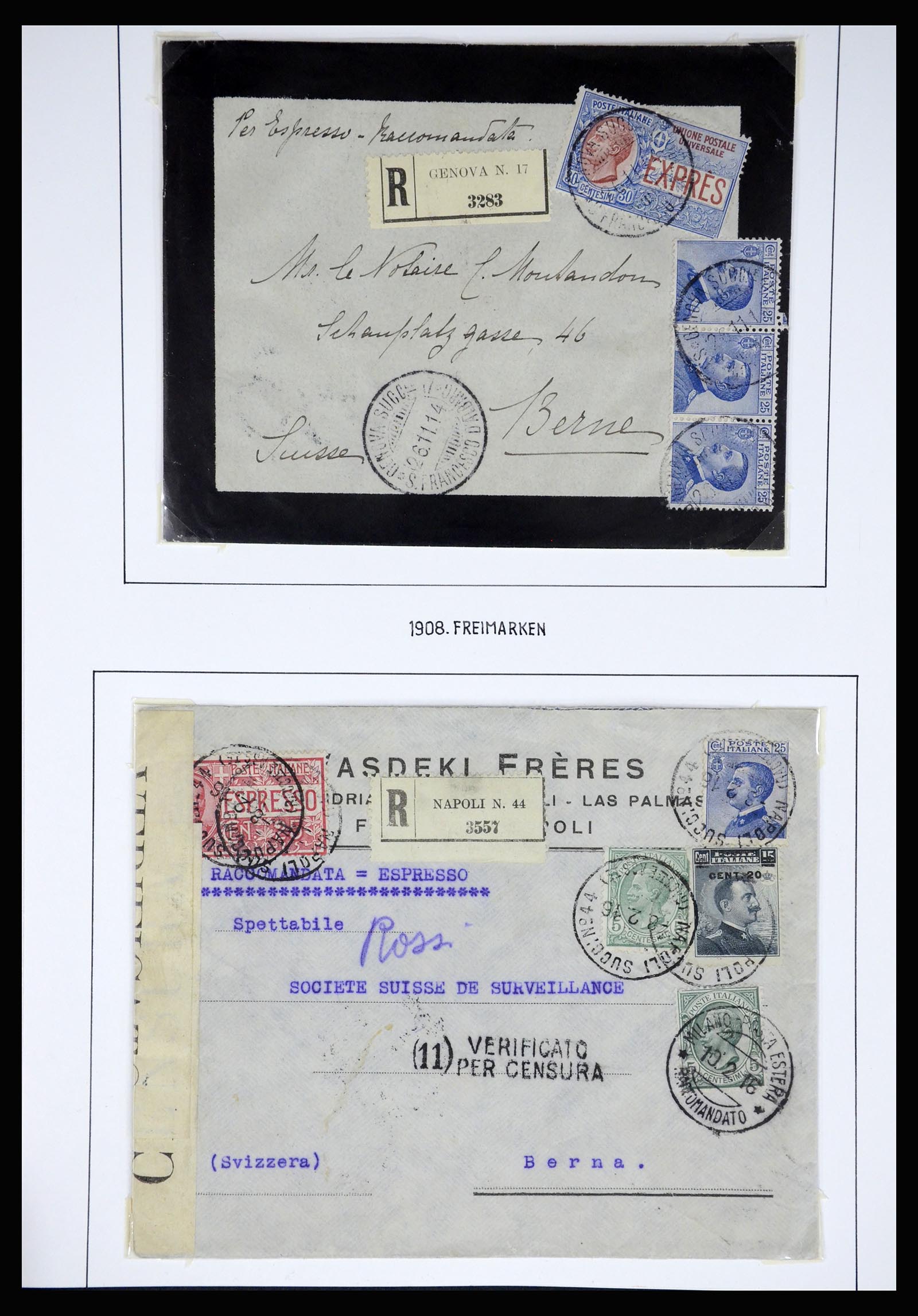 37110 089 - Postzegelverzameling 37110 Italië 1763(!)-1962.