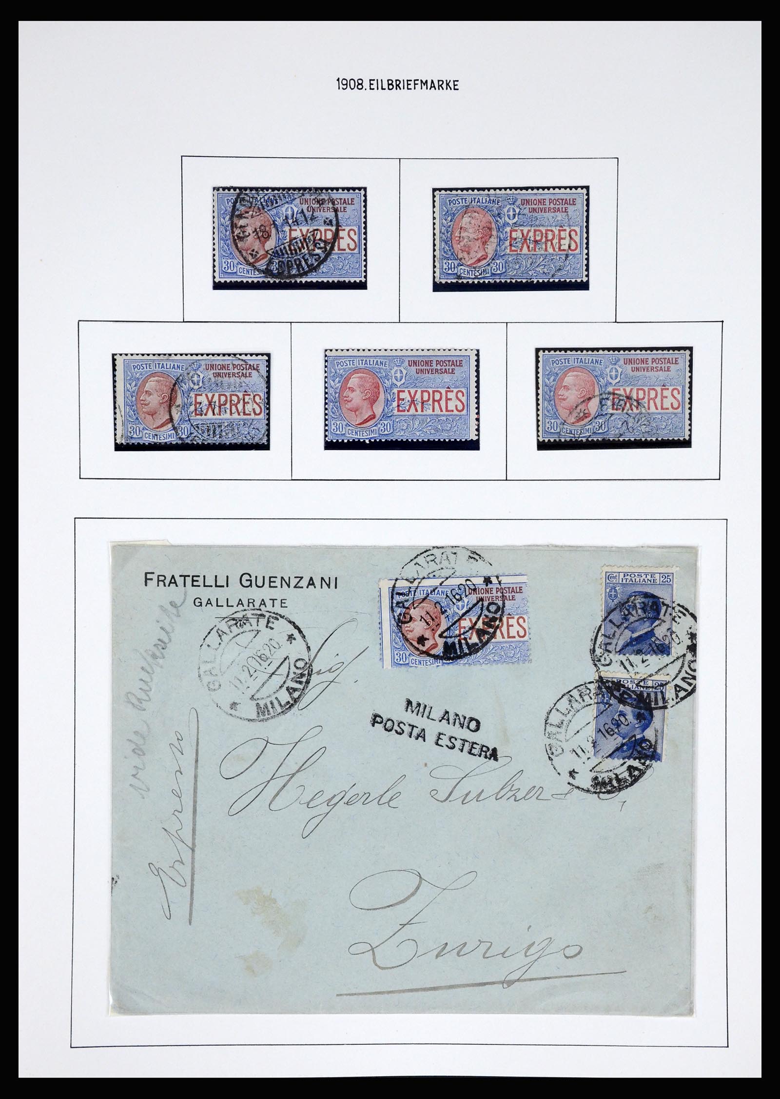 37110 090 - Postzegelverzameling 37110 Italië 1763(!)-1962.