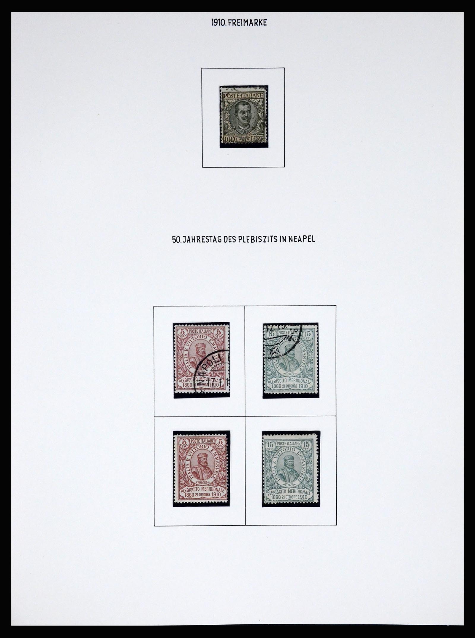 37110 093 - Postzegelverzameling 37110 Italië 1763(!)-1962.