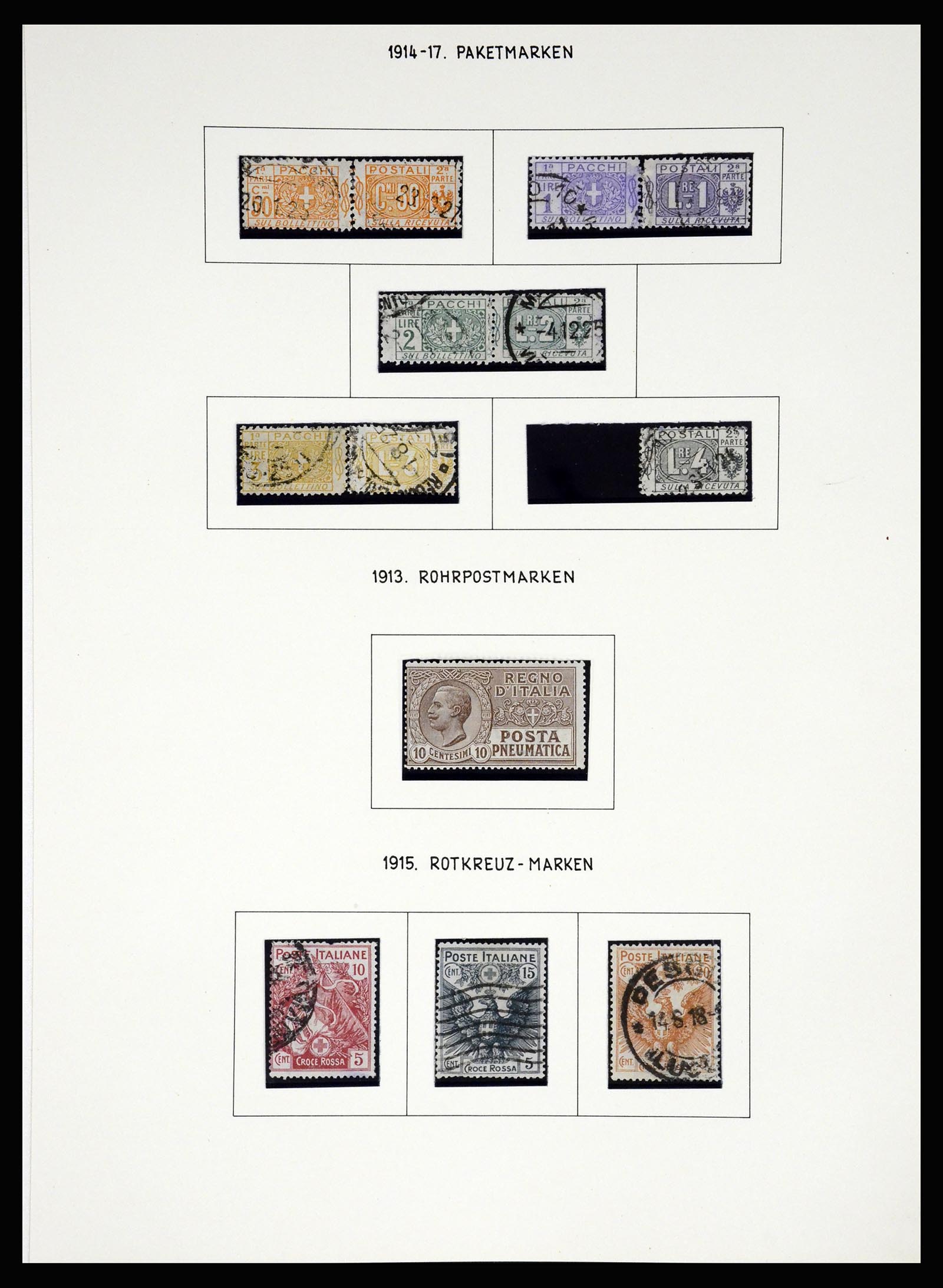 37110 098 - Postzegelverzameling 37110 Italië 1763(!)-1962.