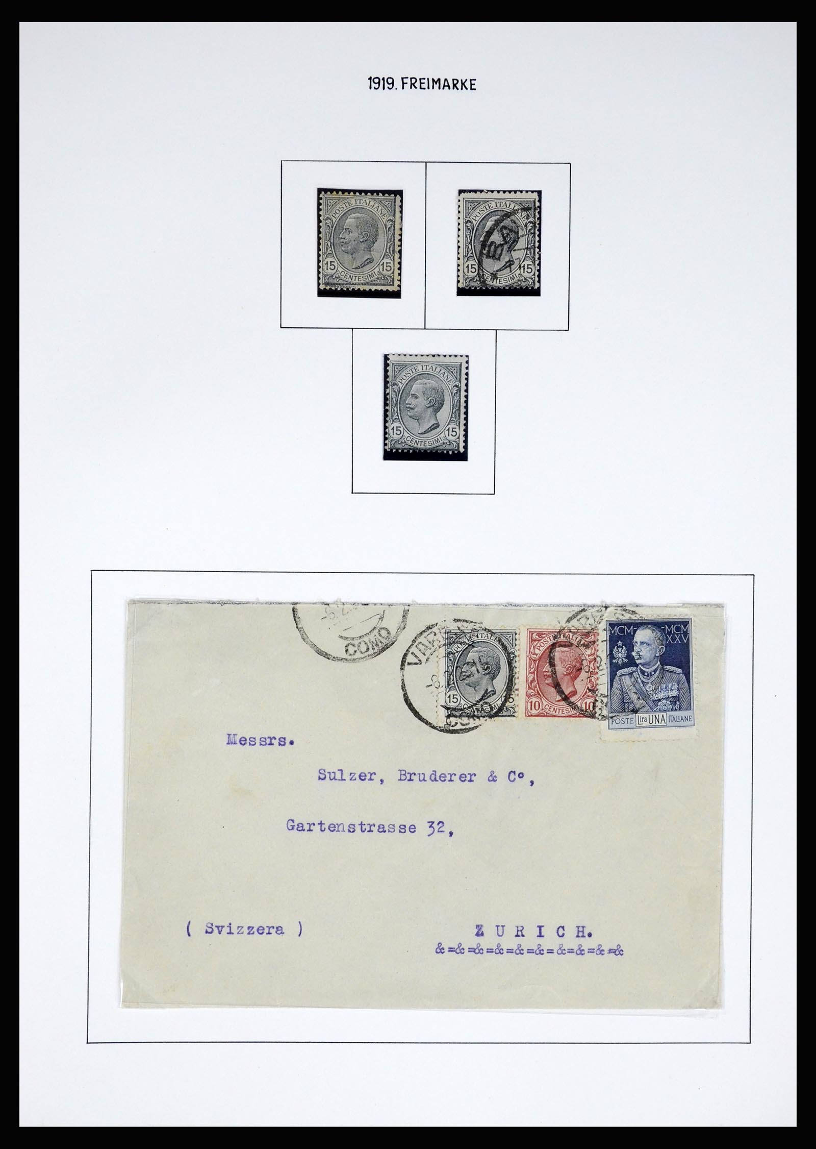 37110 108 - Postzegelverzameling 37110 Italië 1763(!)-1962.