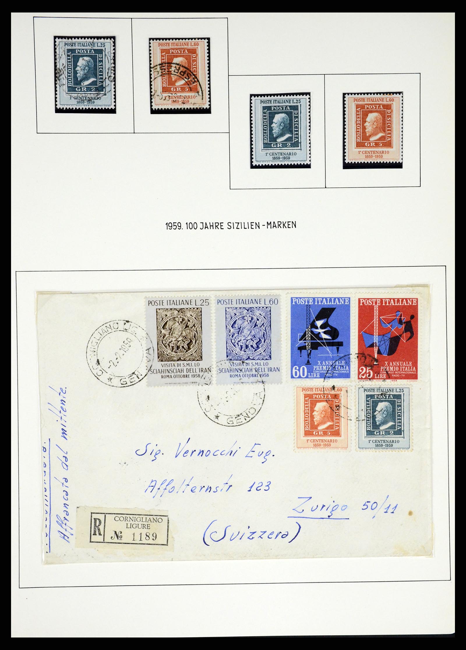 37110 408 - Postzegelverzameling 37110 Italië 1763(!)-1962.