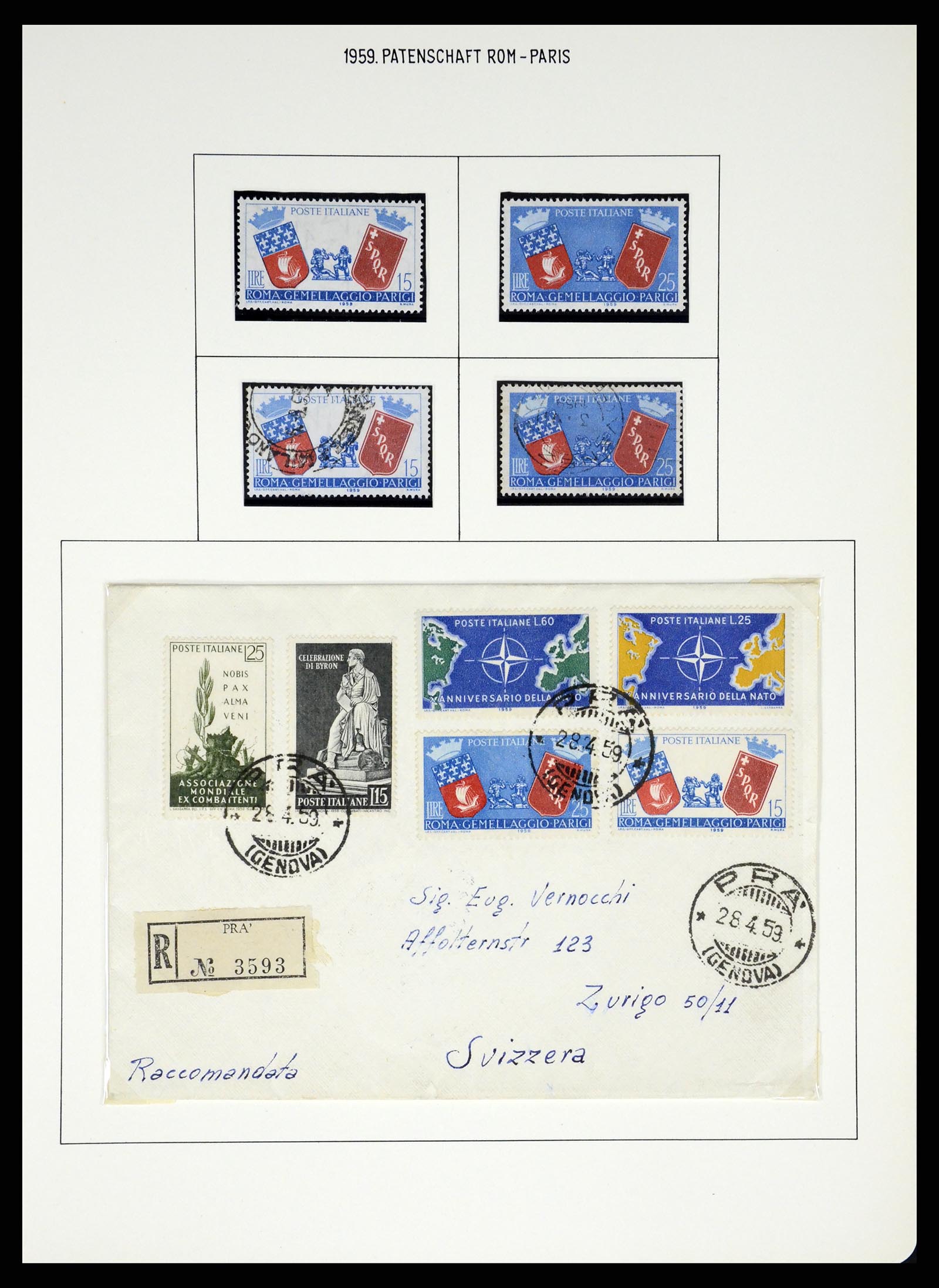 37110 409 - Postzegelverzameling 37110 Italië 1763(!)-1962.