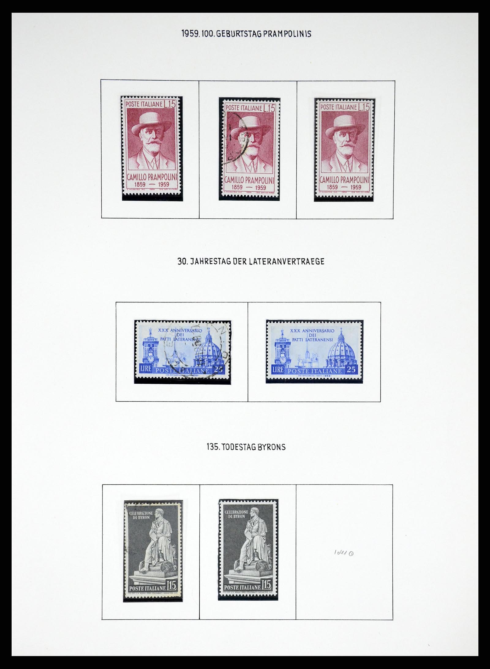 37110 410 - Postzegelverzameling 37110 Italië 1763(!)-1962.