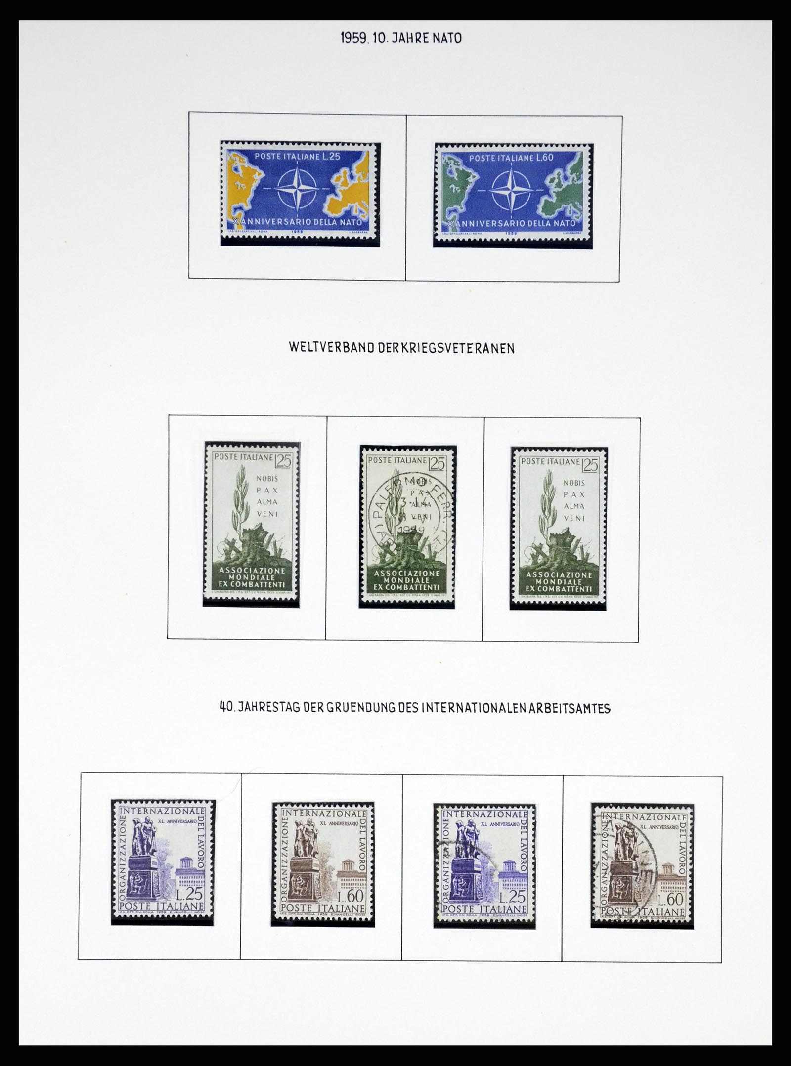 37110 411 - Postzegelverzameling 37110 Italië 1763(!)-1962.