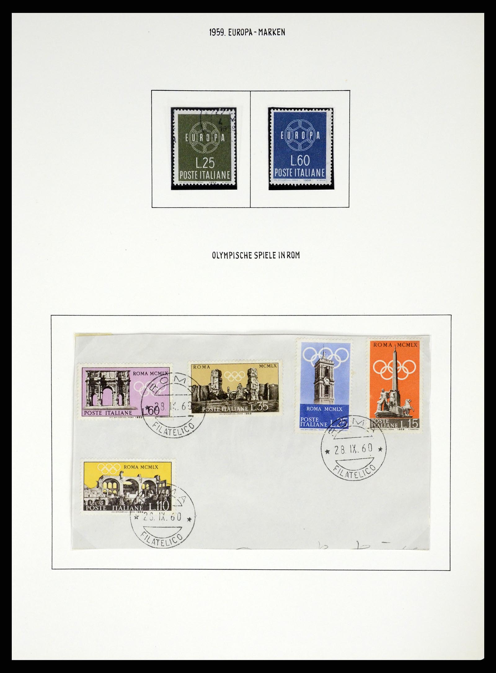 37110 414 - Postzegelverzameling 37110 Italië 1763(!)-1962.