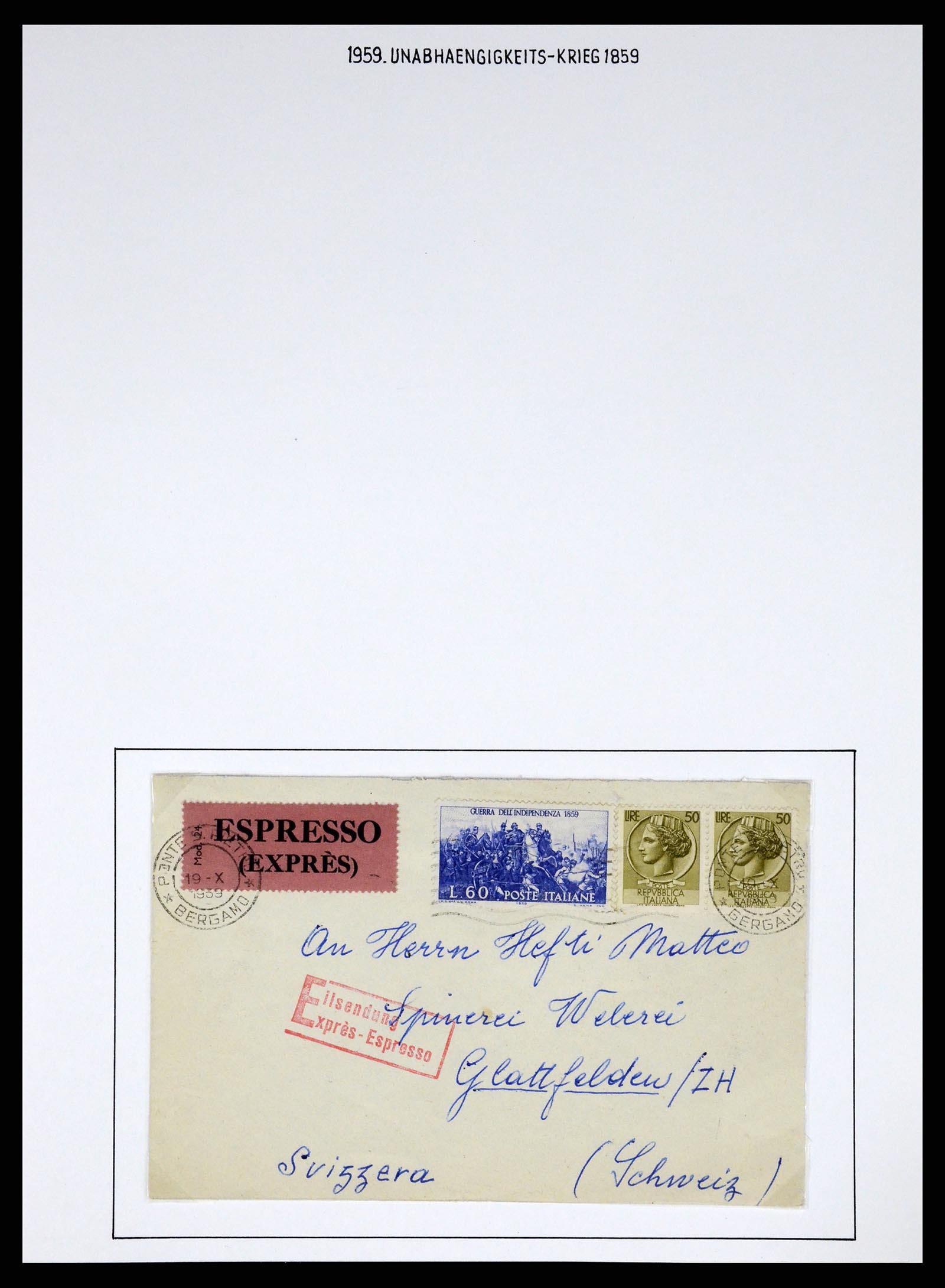 37110 417 - Postzegelverzameling 37110 Italië 1763(!)-1962.