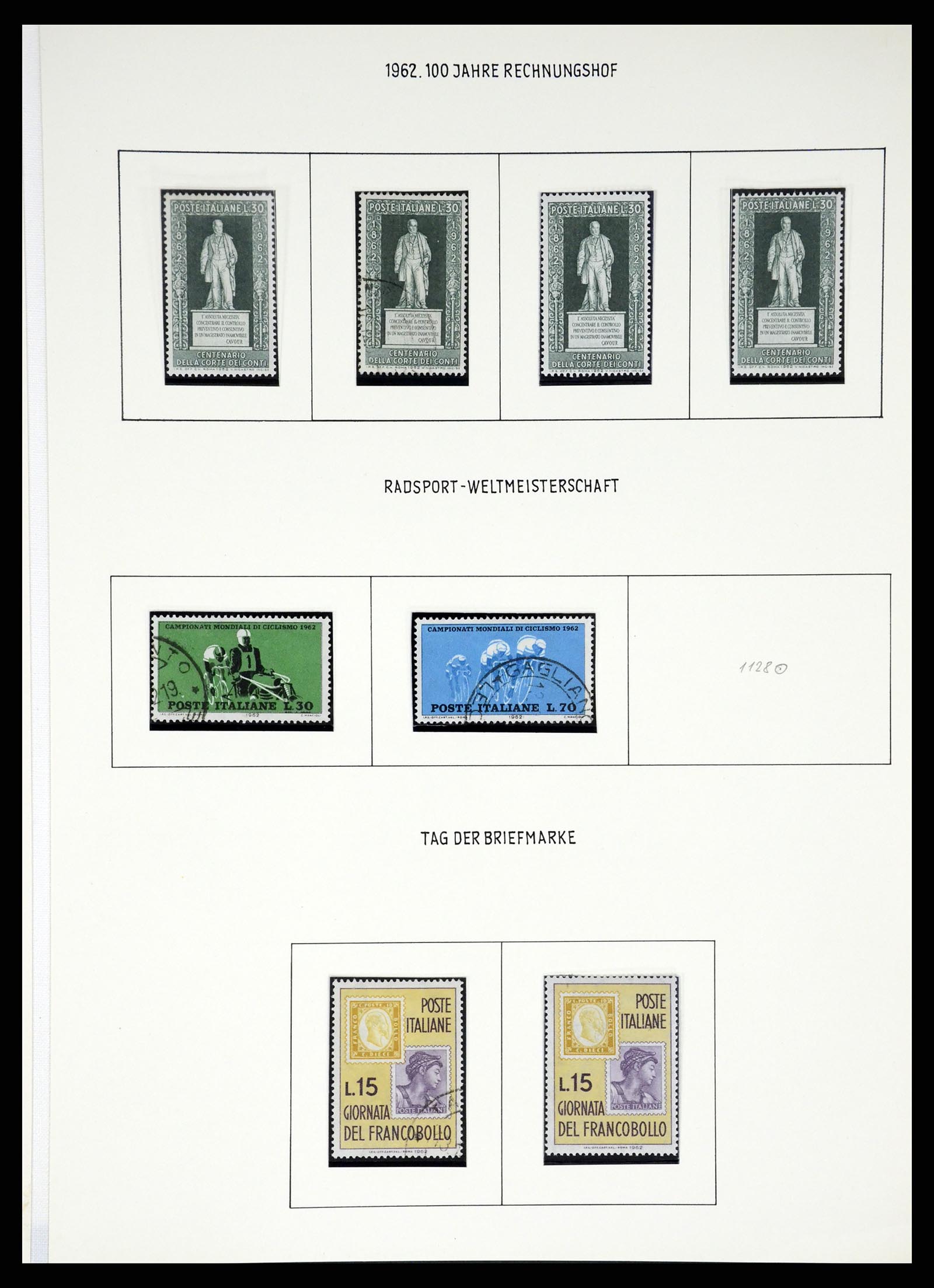 37110 444 - Postzegelverzameling 37110 Italië 1763(!)-1962.