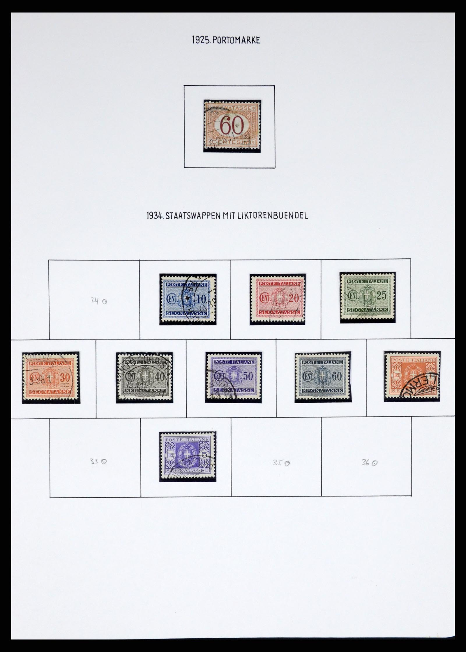 37110 448 - Postzegelverzameling 37110 Italië 1763(!)-1962.