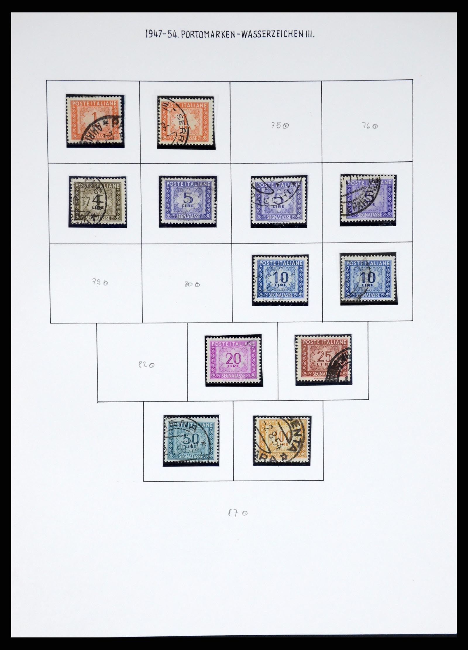 37110 449 - Stamp collection 37110 Italy 1763(!)-1962.