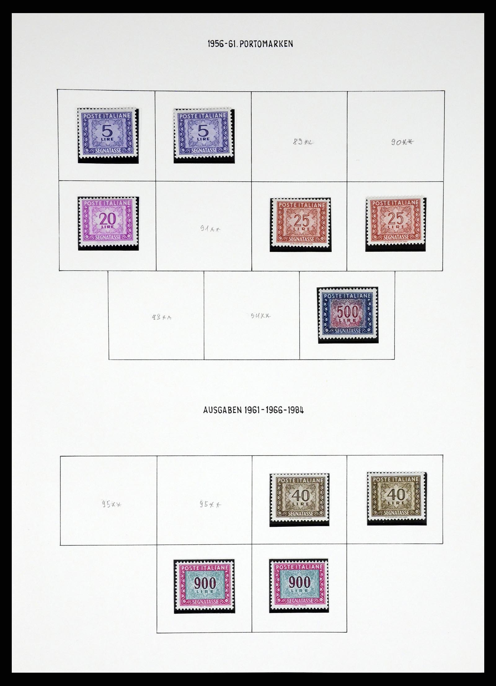 37110 450 - Postzegelverzameling 37110 Italië 1763(!)-1962.