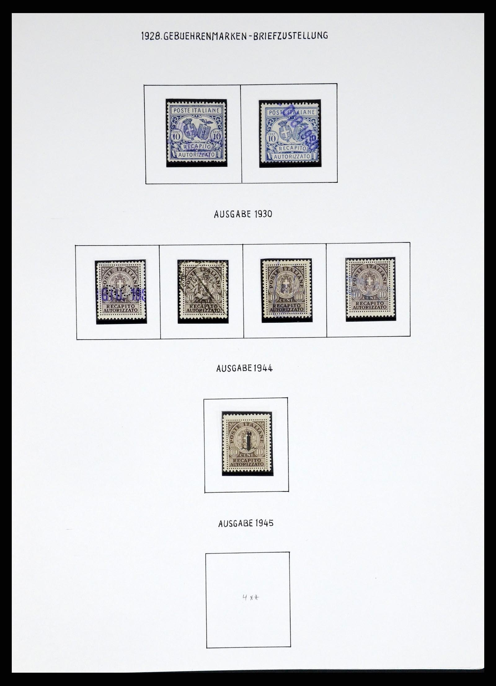 37110 452 - Postzegelverzameling 37110 Italië 1763(!)-1962.