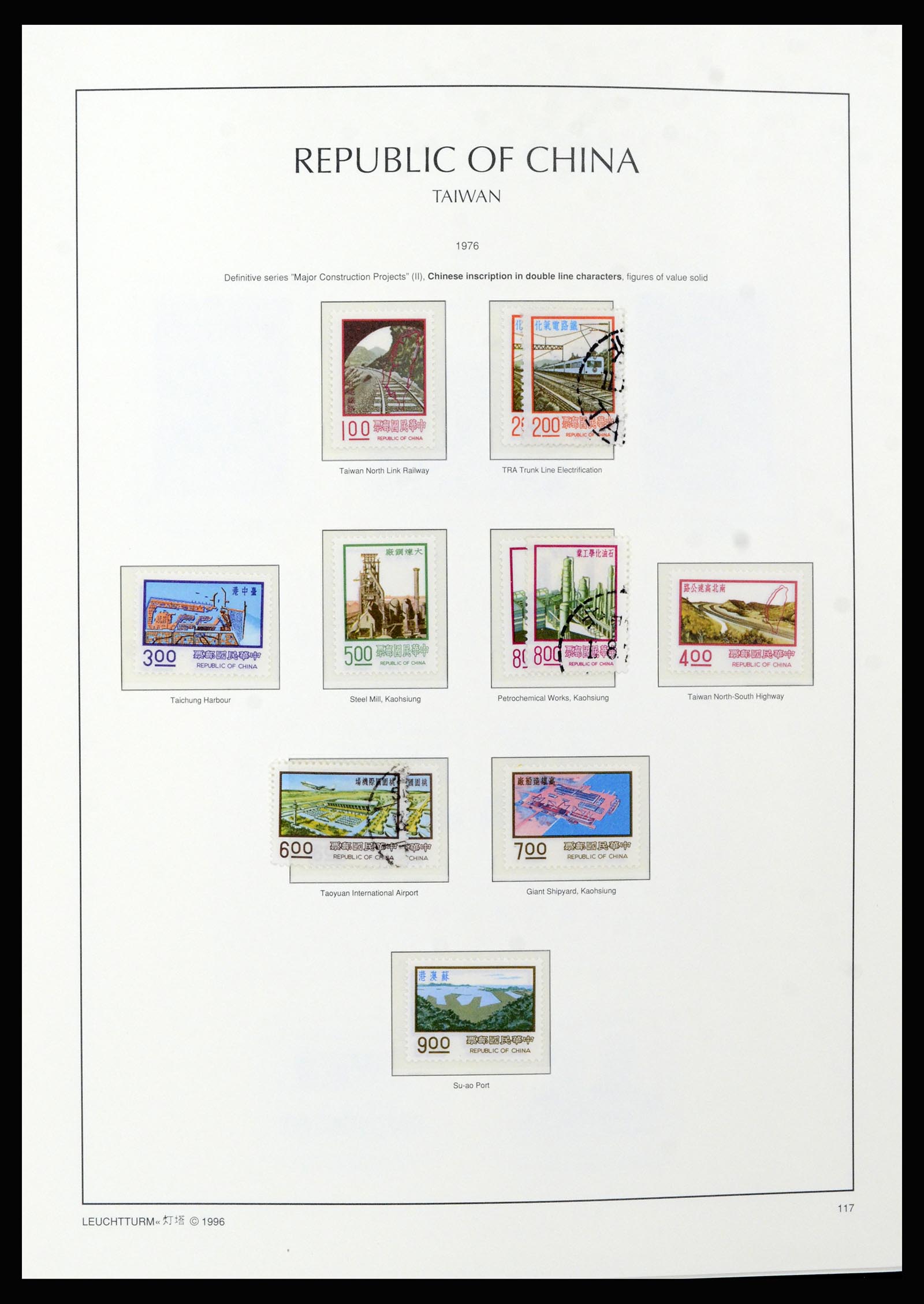 37111 042 - Postzegelverzameling 37111 Taiwan 1970-2011.
