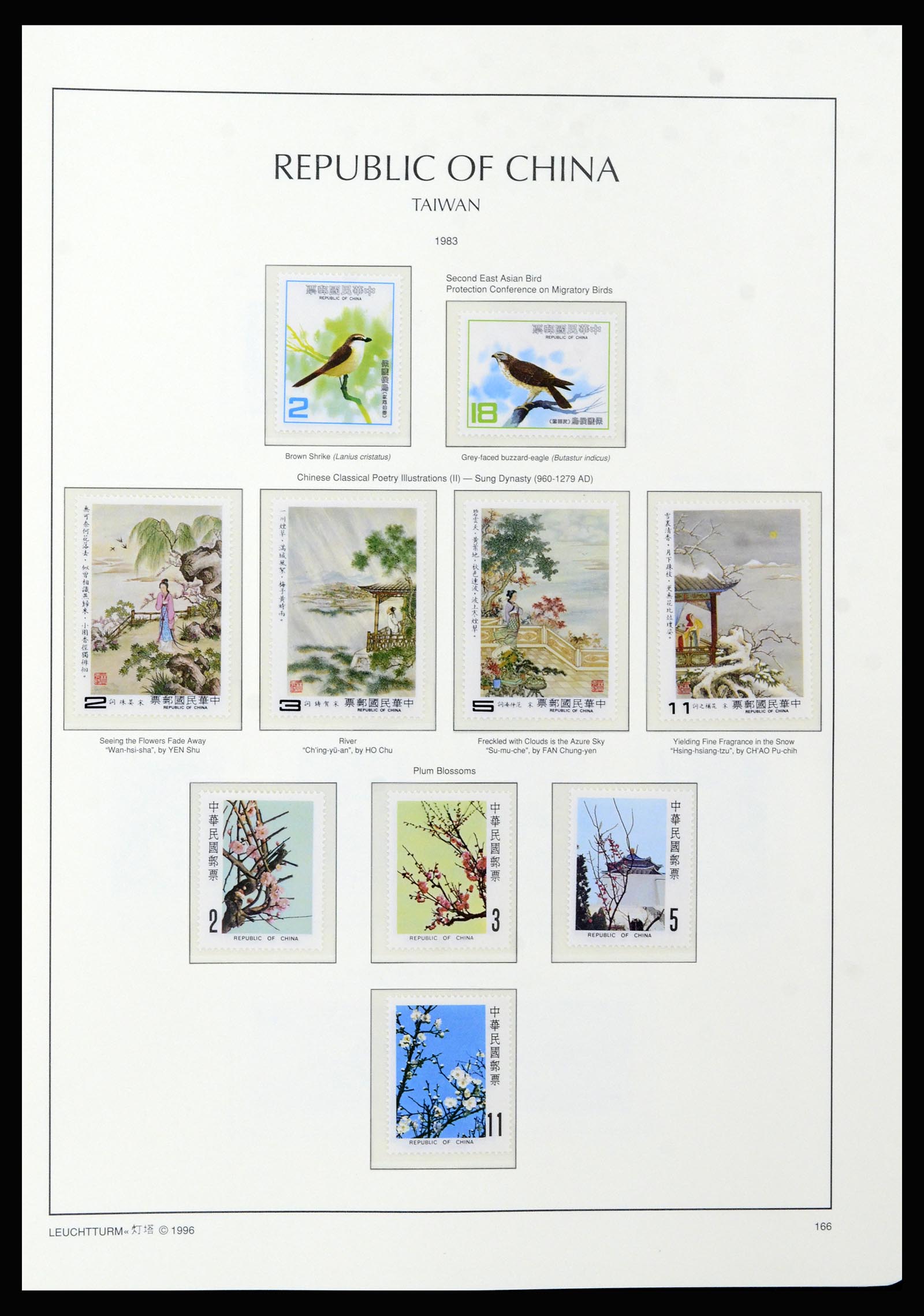 37111 091 - Postzegelverzameling 37111 Taiwan 1970-2011.