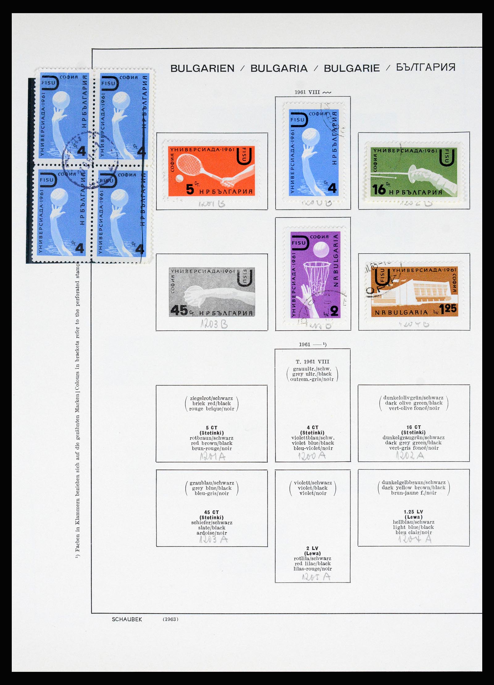 37113 082 - Postzegelverzameling 37113 Bulgarije 1879-1970.