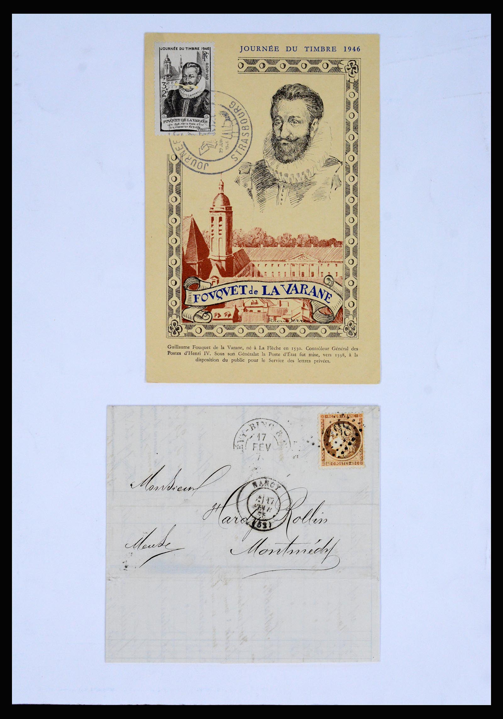 37117 005 - Postzegelverzameling 37117 Frankrijk 1849-1944.