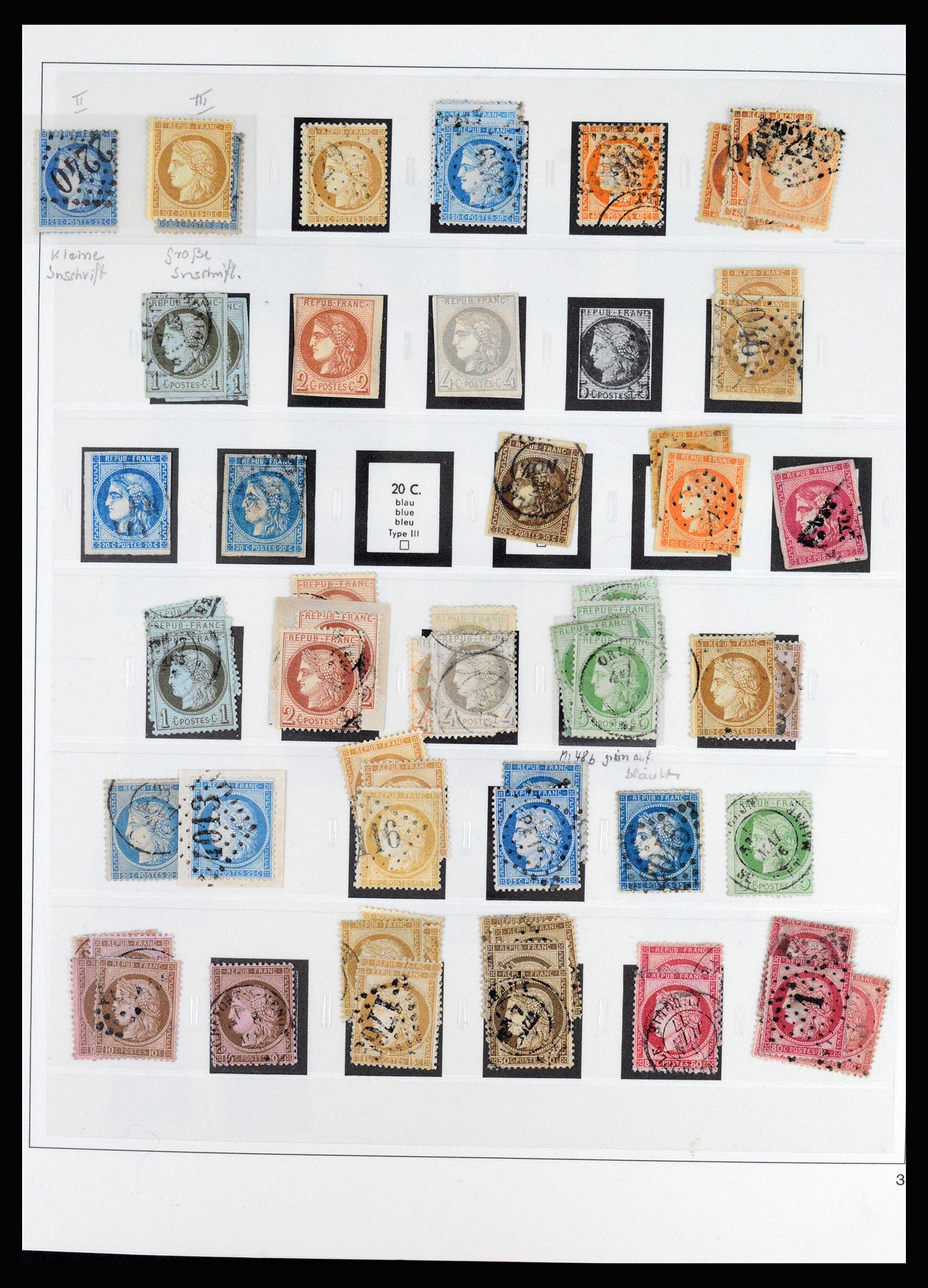 37117 008 - Postzegelverzameling 37117 Frankrijk 1849-1944.