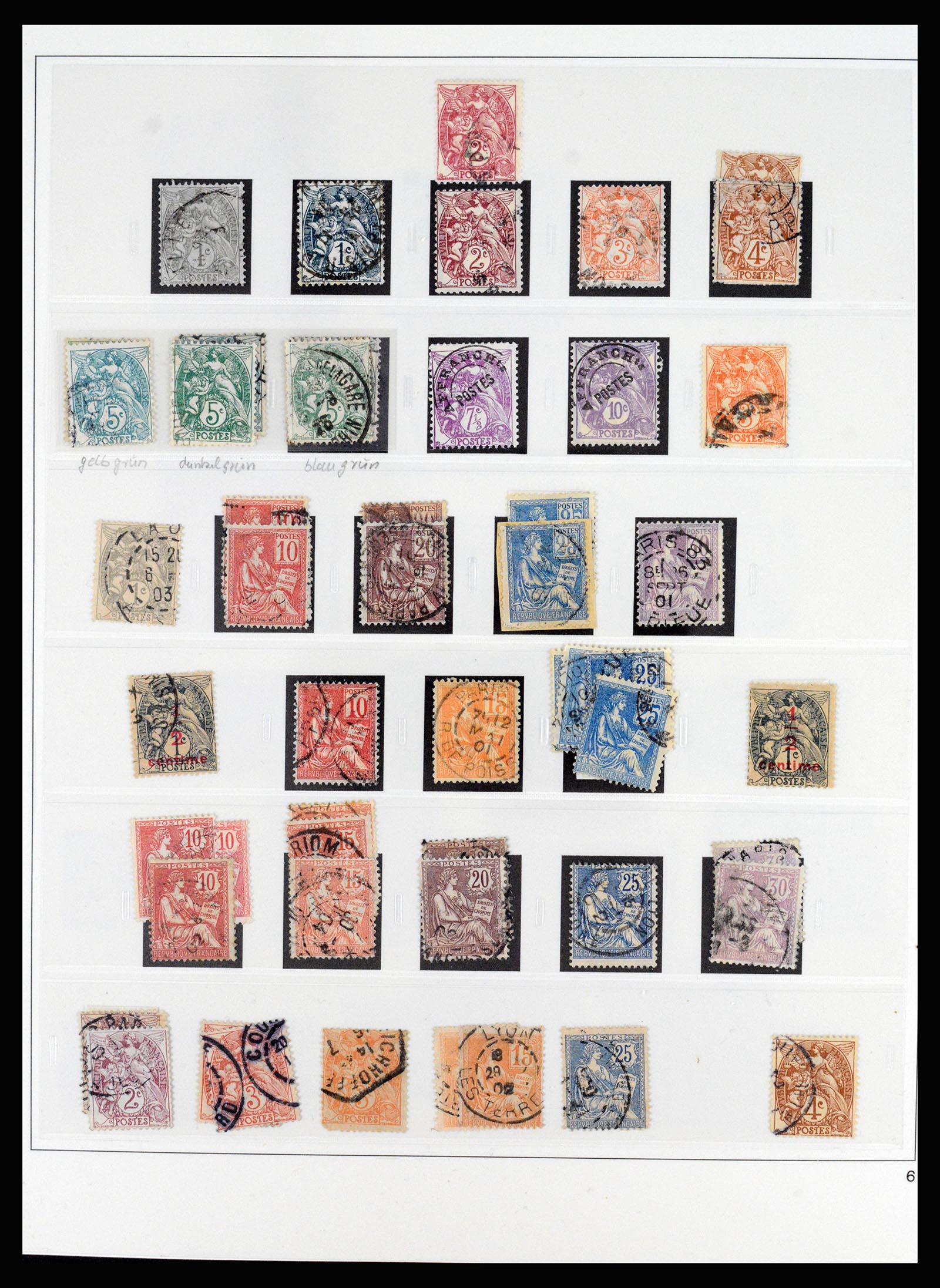 37117 013 - Postzegelverzameling 37117 Frankrijk 1849-1944.