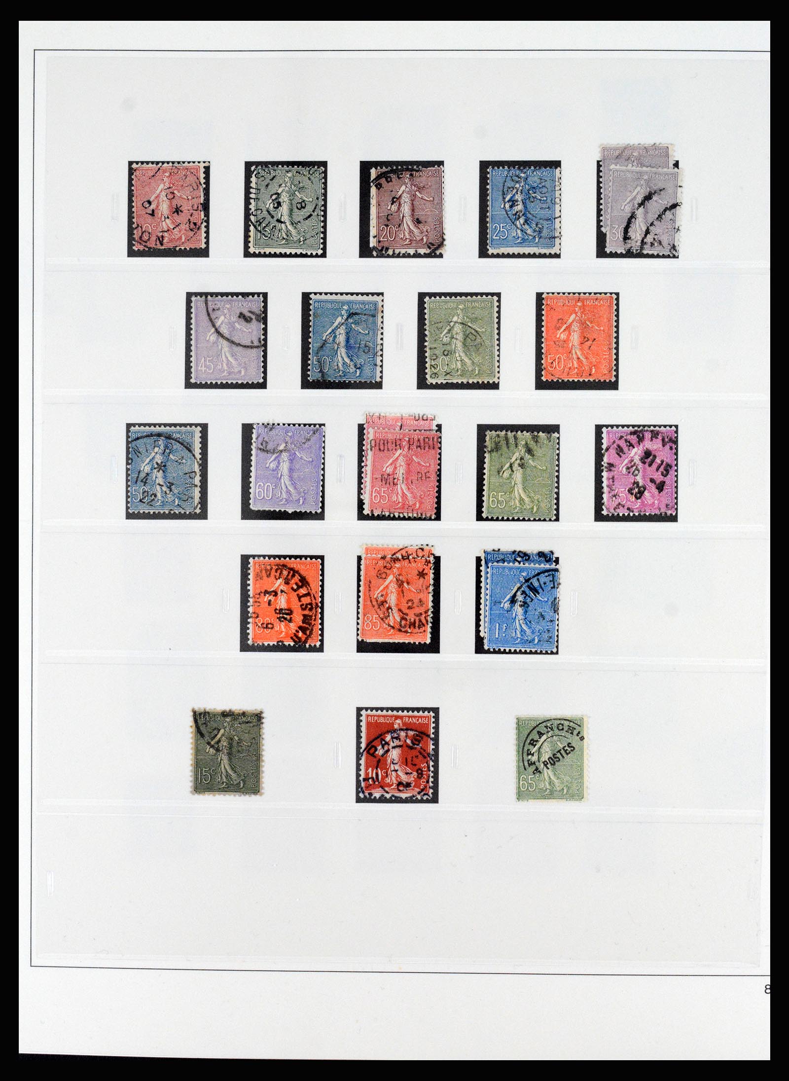 37117 016 - Postzegelverzameling 37117 Frankrijk 1849-1944.
