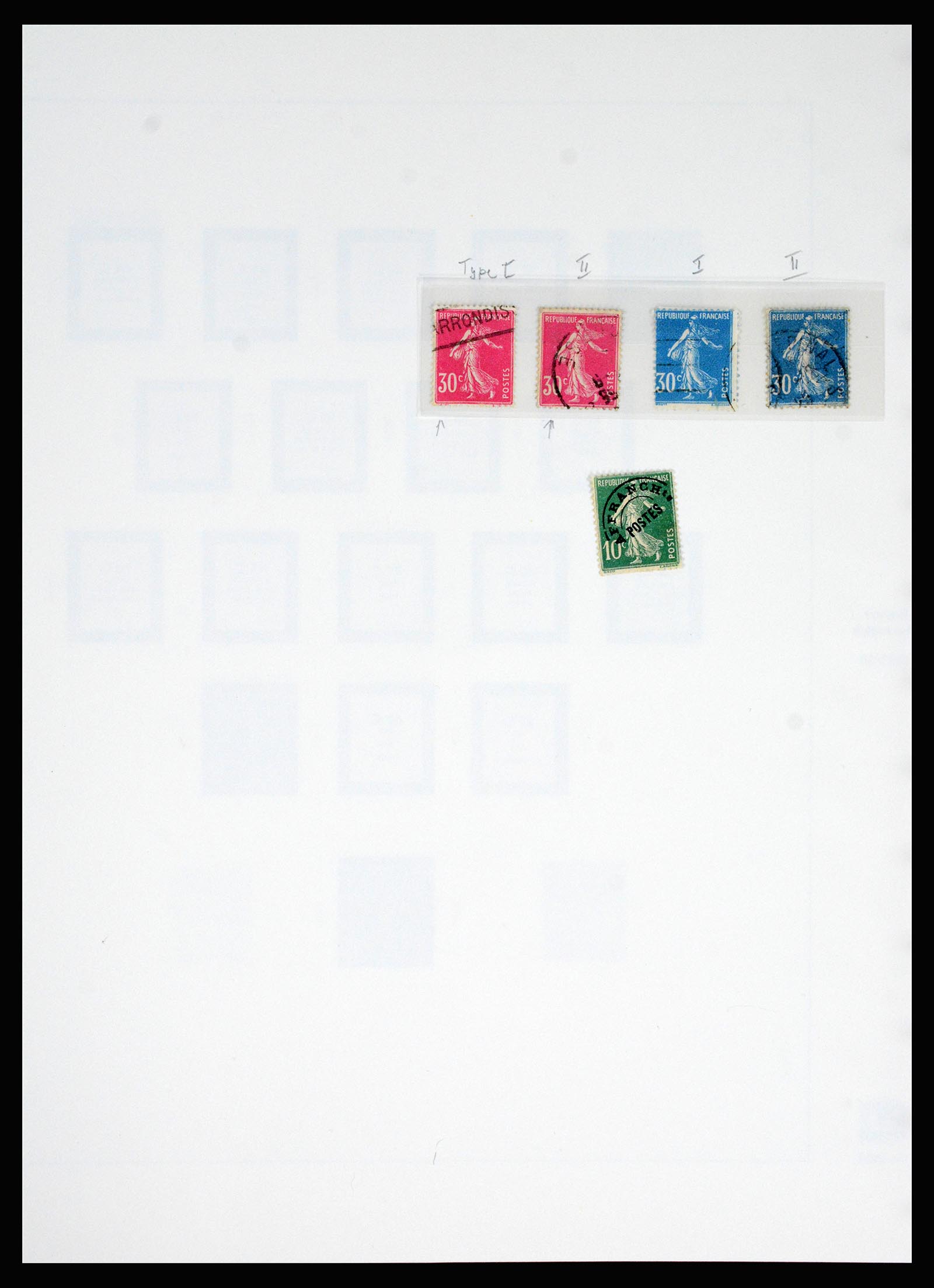 37117 017 - Postzegelverzameling 37117 Frankrijk 1849-1944.