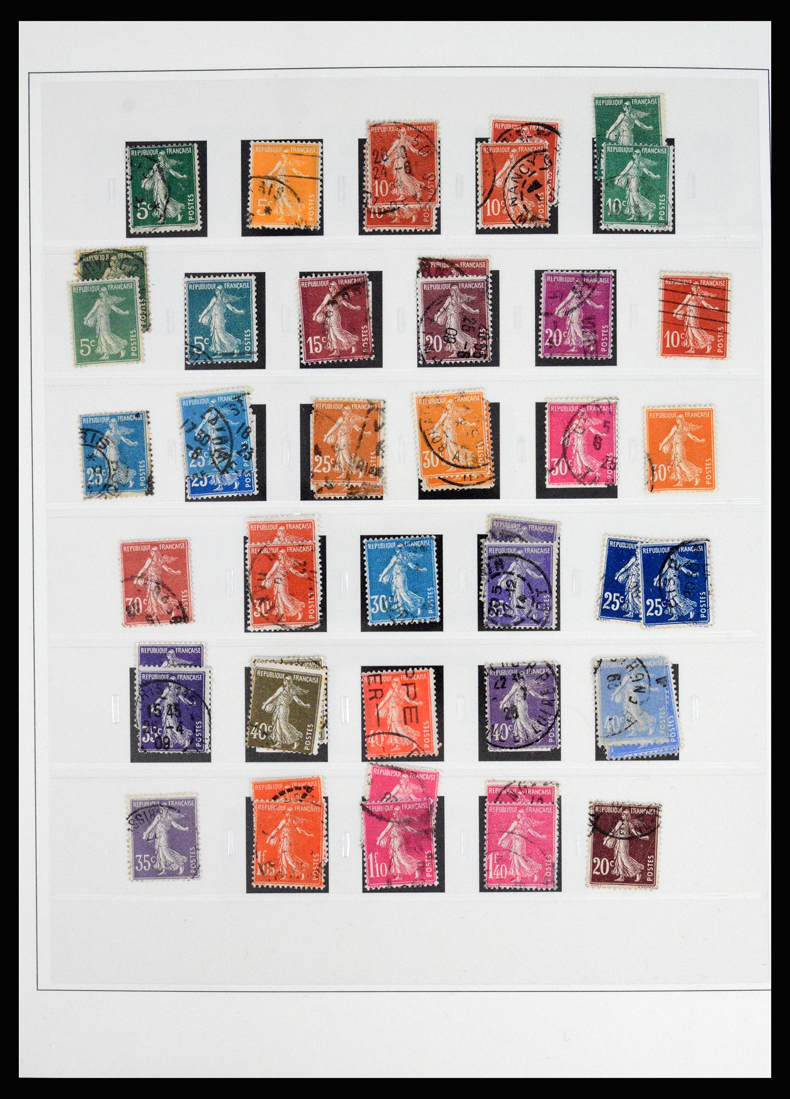 37117 018 - Postzegelverzameling 37117 Frankrijk 1849-1944.