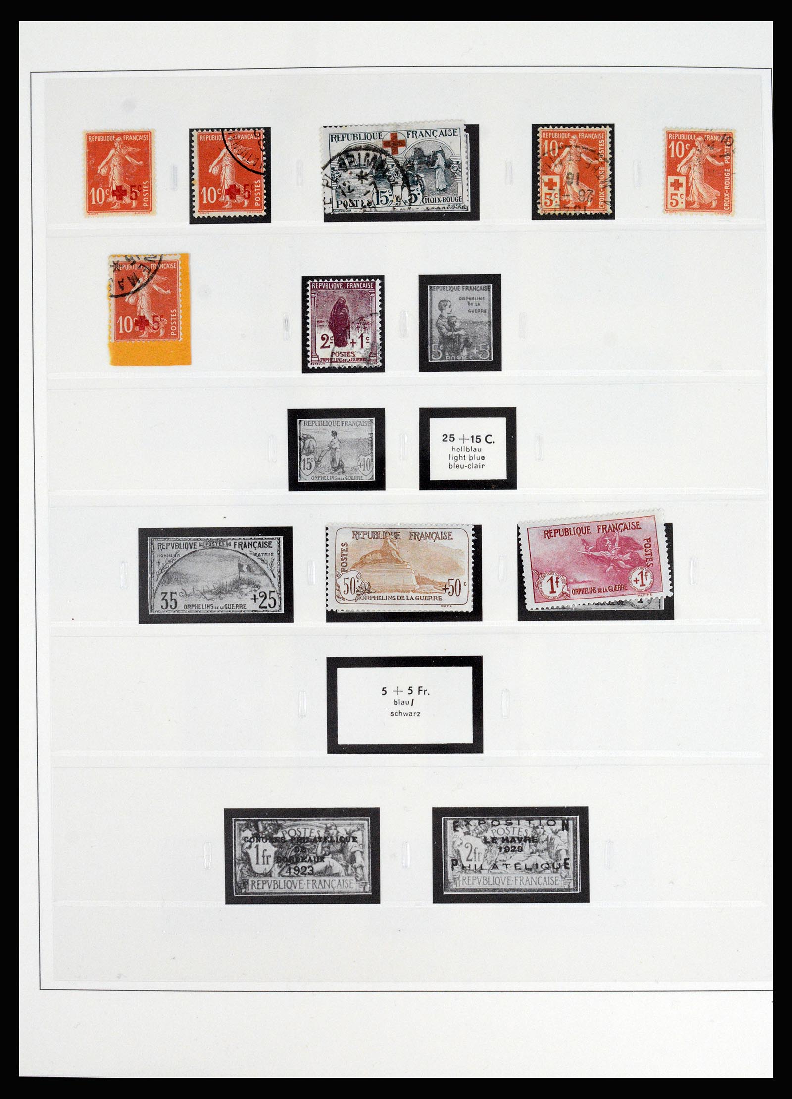 37117 019 - Postzegelverzameling 37117 Frankrijk 1849-1944.
