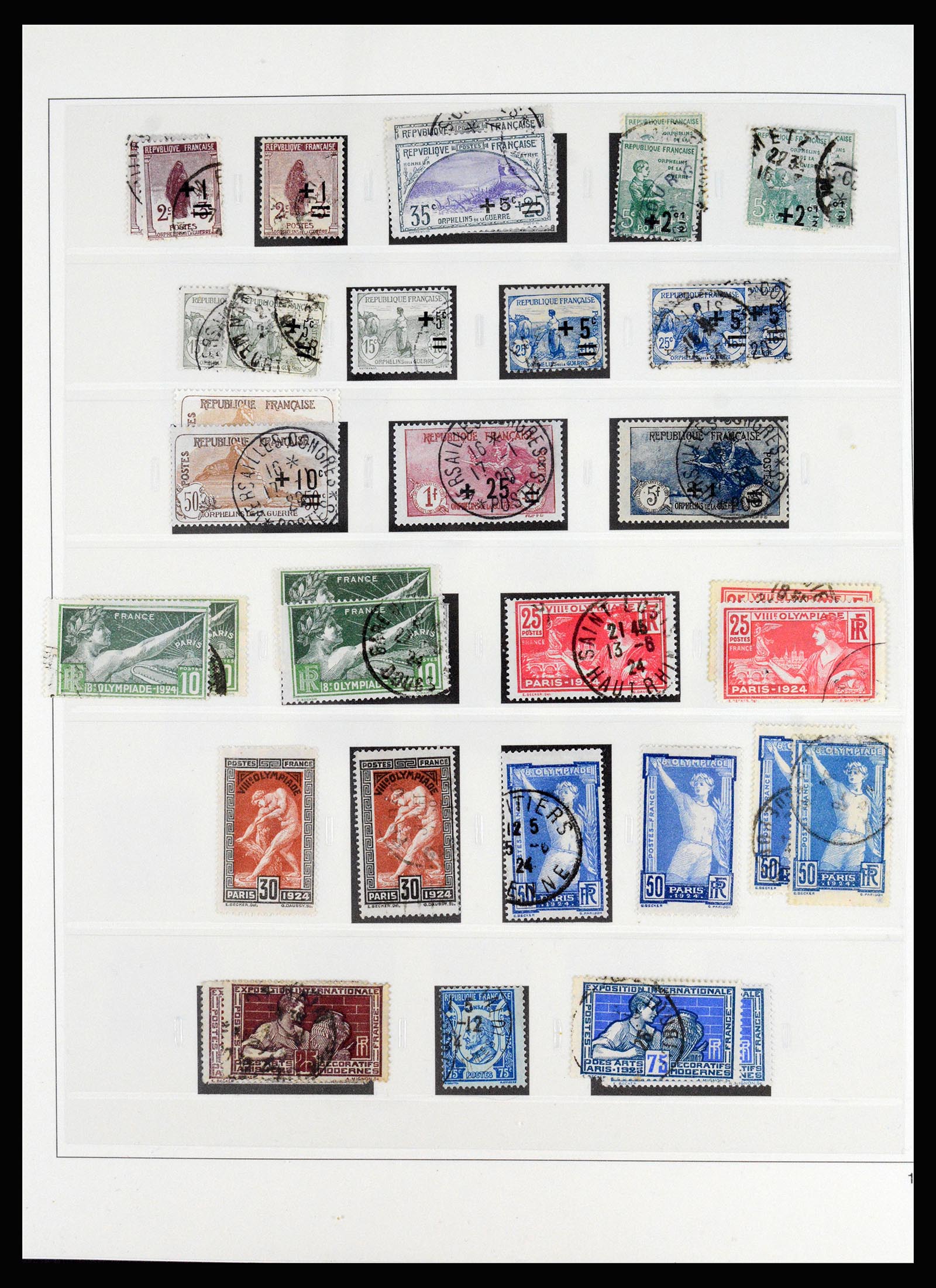 37117 020 - Postzegelverzameling 37117 Frankrijk 1849-1944.