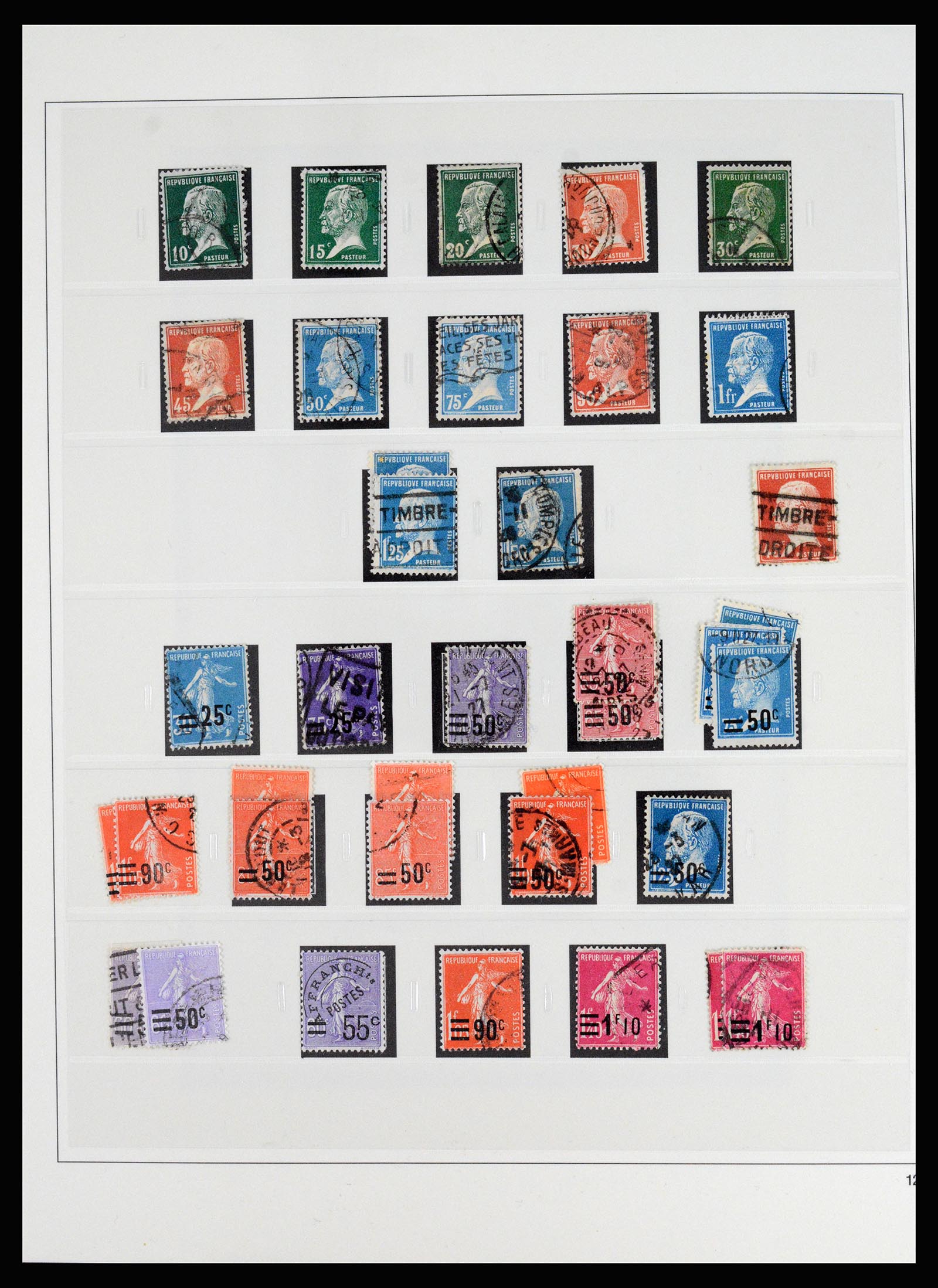 37117 021 - Postzegelverzameling 37117 Frankrijk 1849-1944.